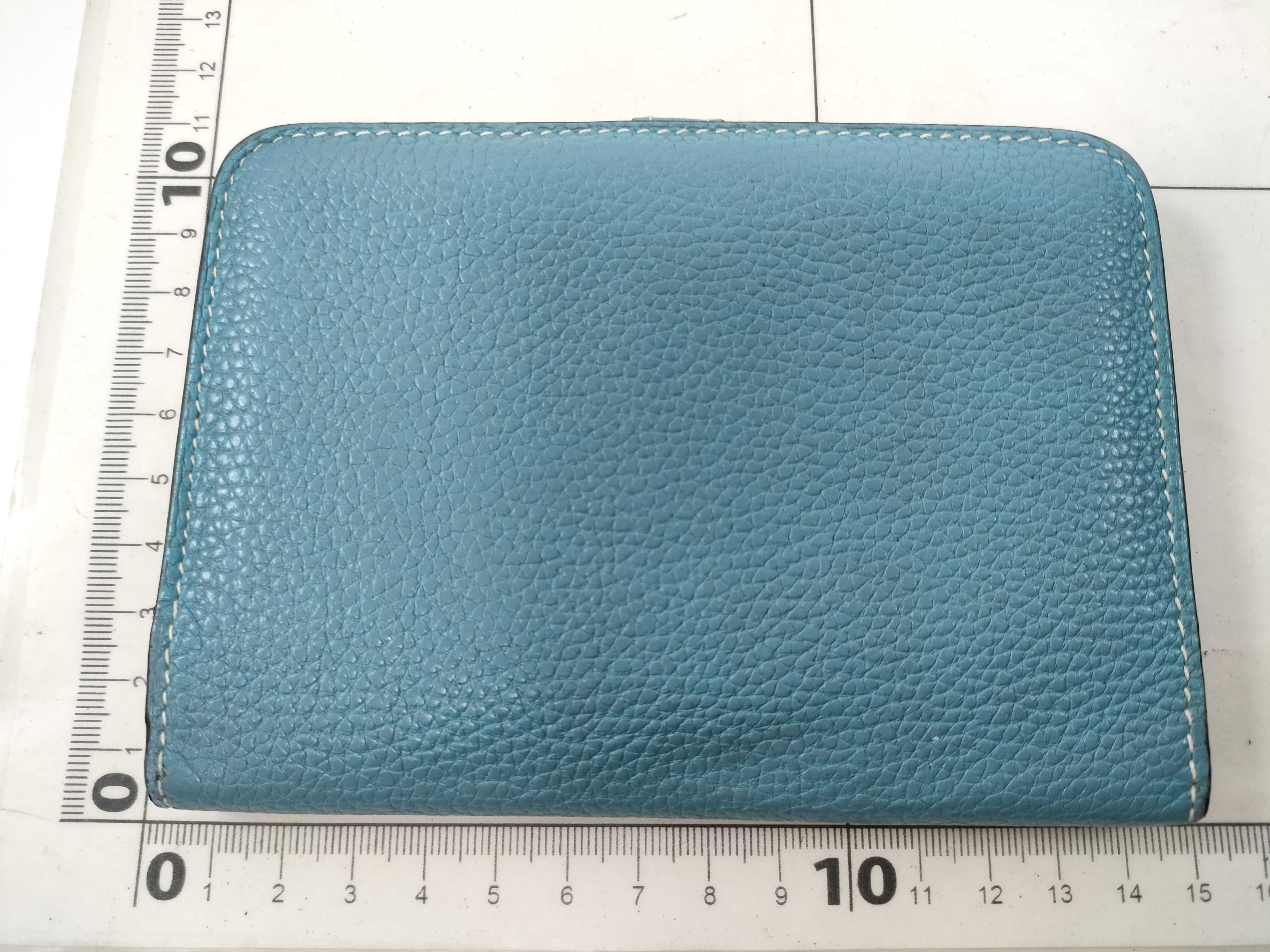 Dogon Compact Wallet, Blue, Stamped J — view 2