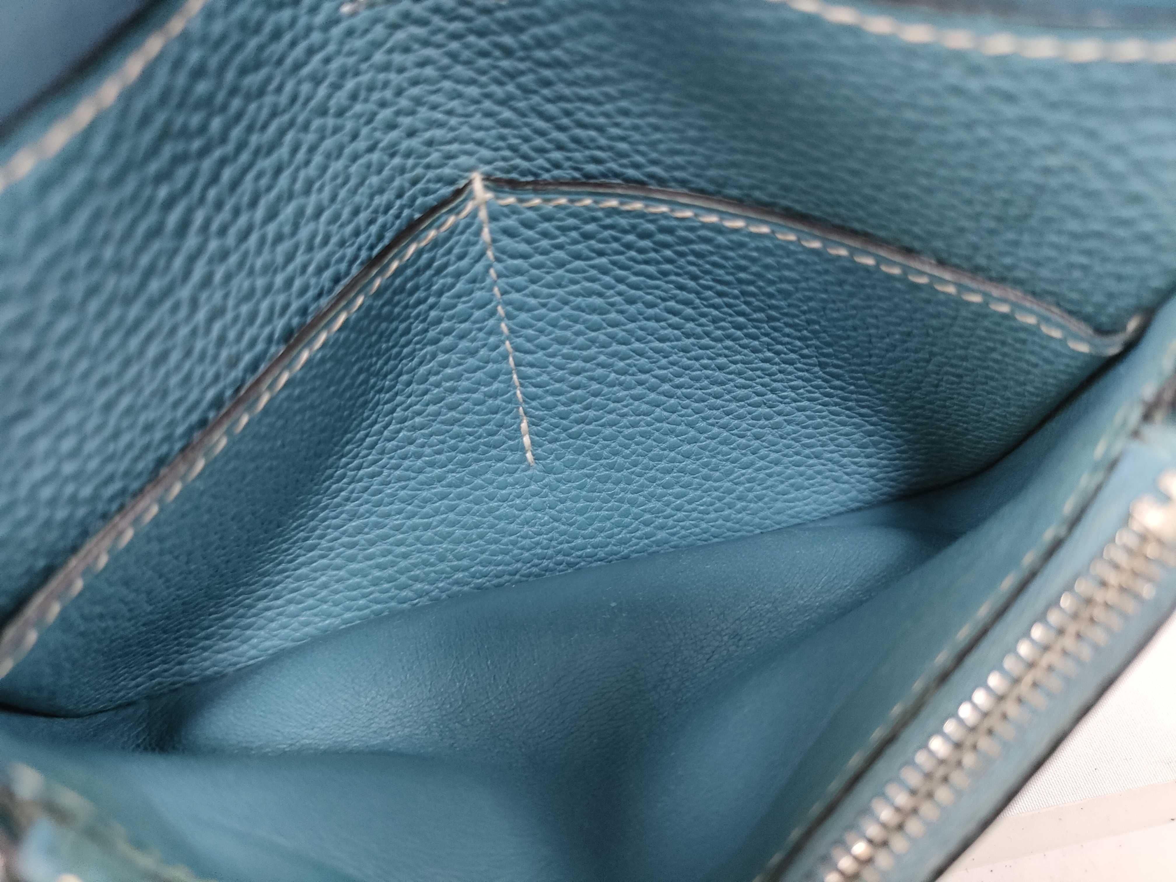Dogon Compact Wallet, Blue, Stamped J — view 14