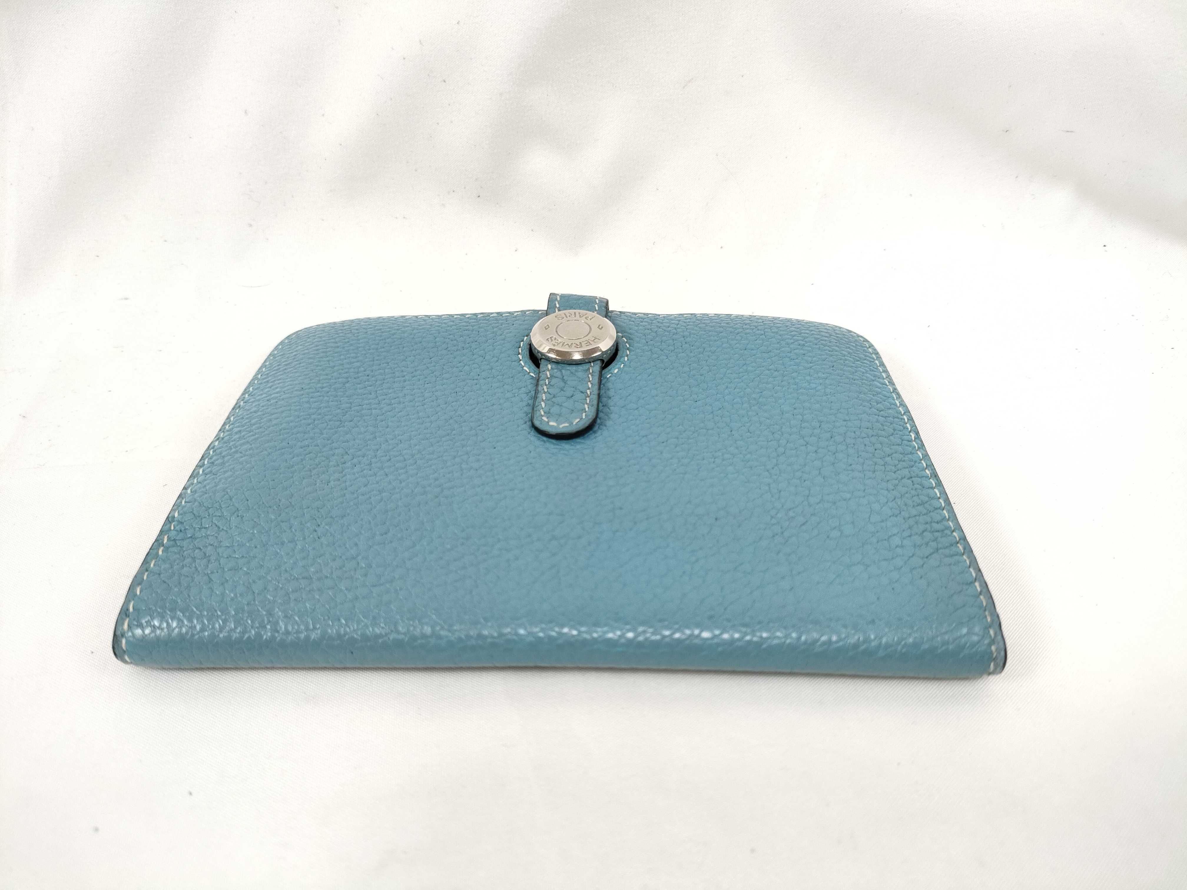 Dogon Compact Wallet, Blue, Stamped J — view 3