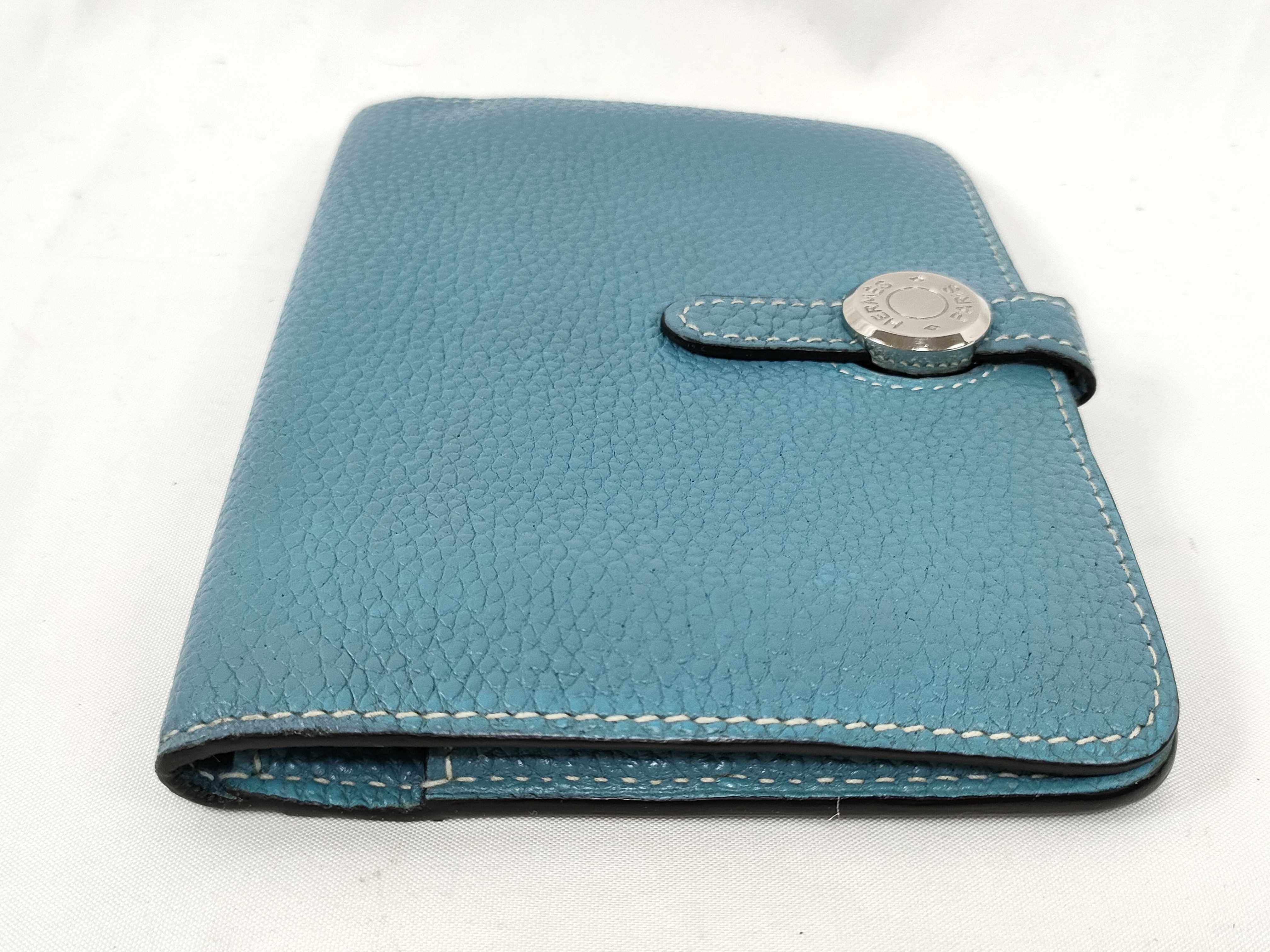 Dogon Compact Wallet, Blue, Stamped J — view 4