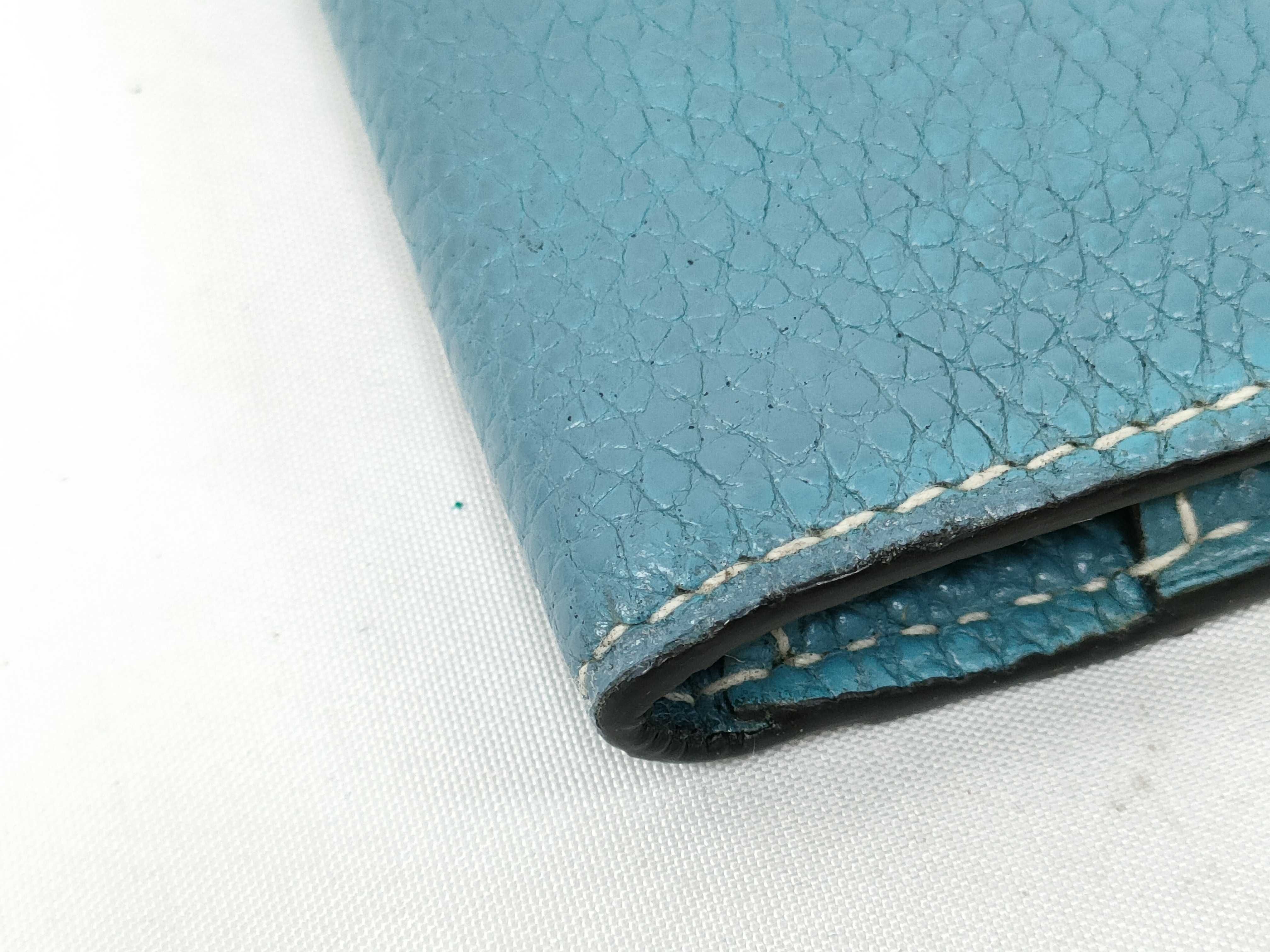 Dogon Compact Wallet, Blue, Stamped J — view 5