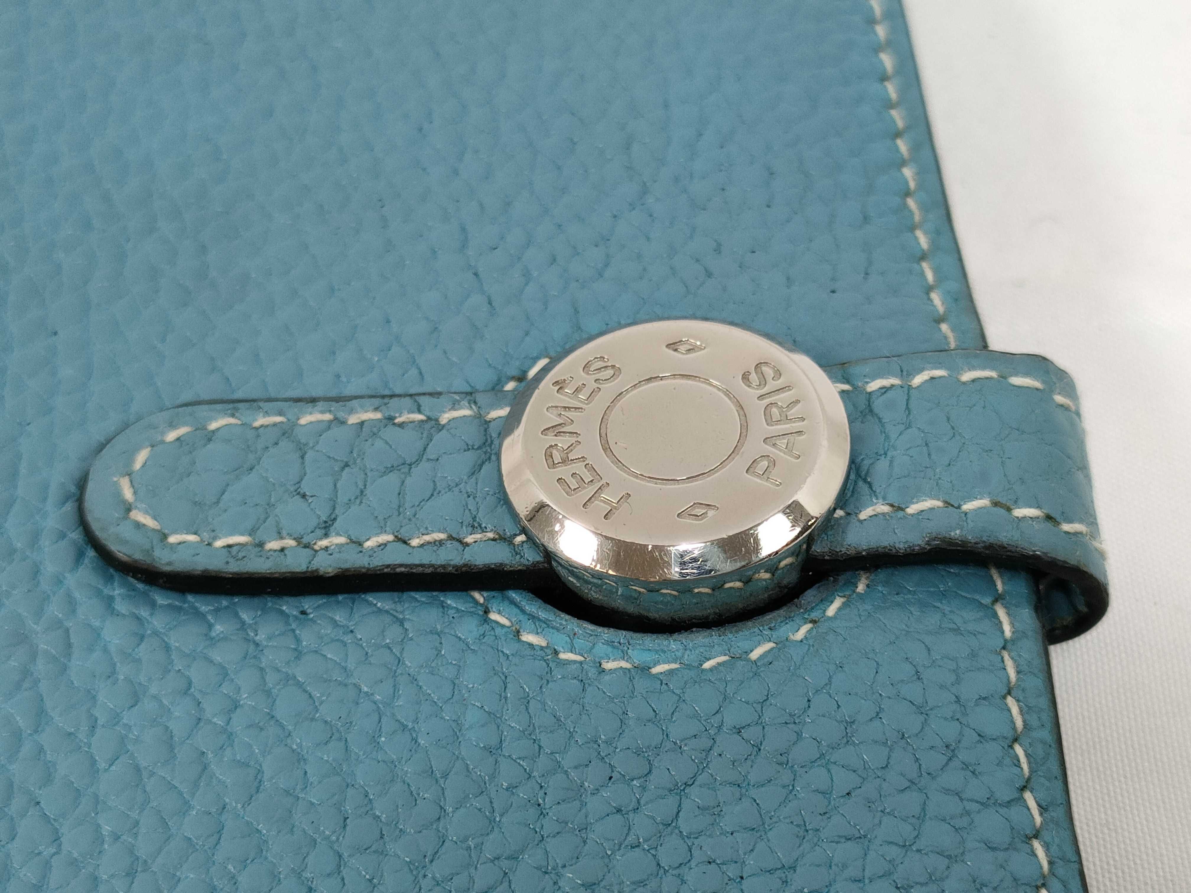 Dogon Compact Wallet, Blue, Stamped J — view 6