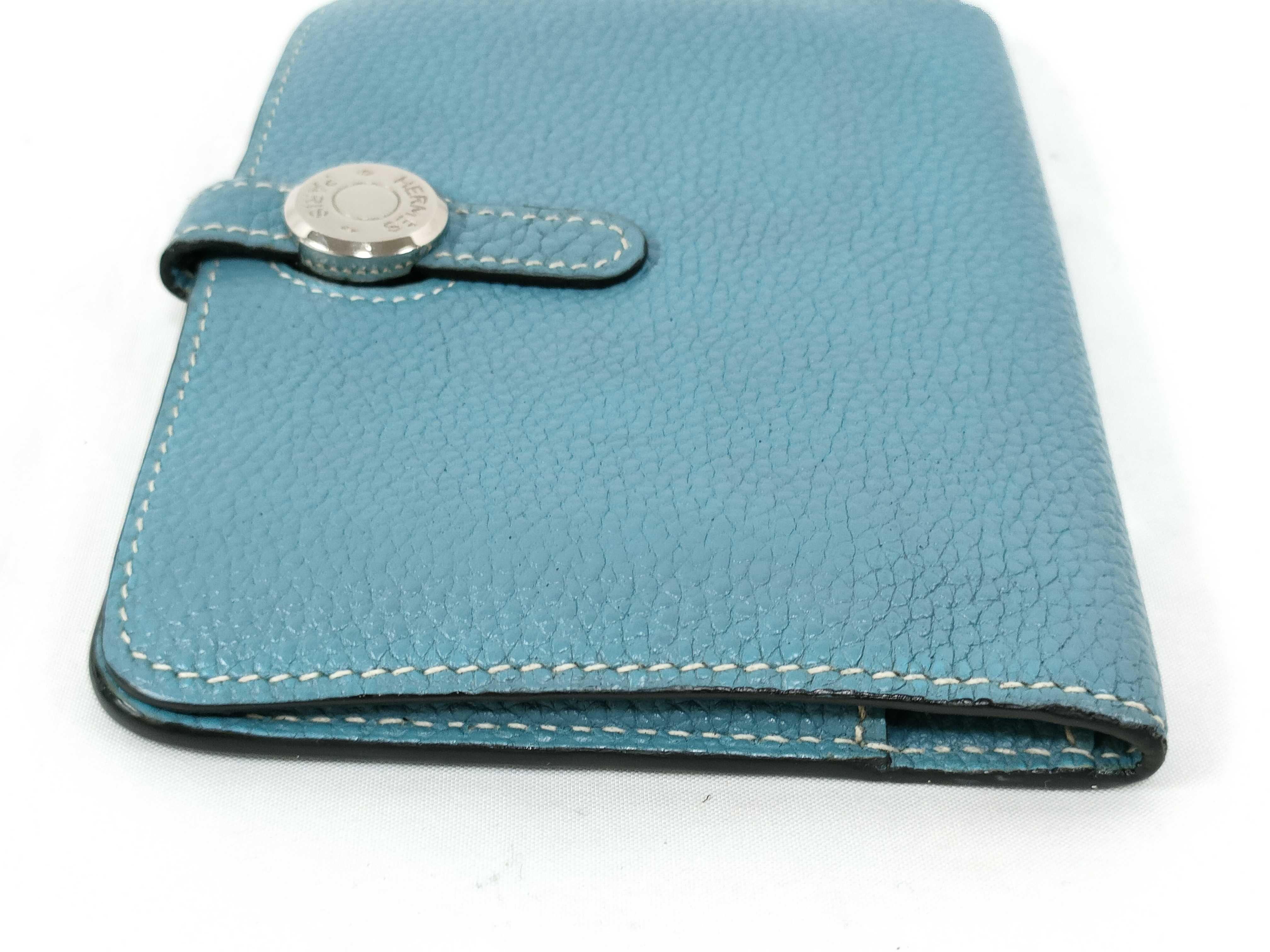 Dogon Compact Wallet, Blue, Stamped J — view 8