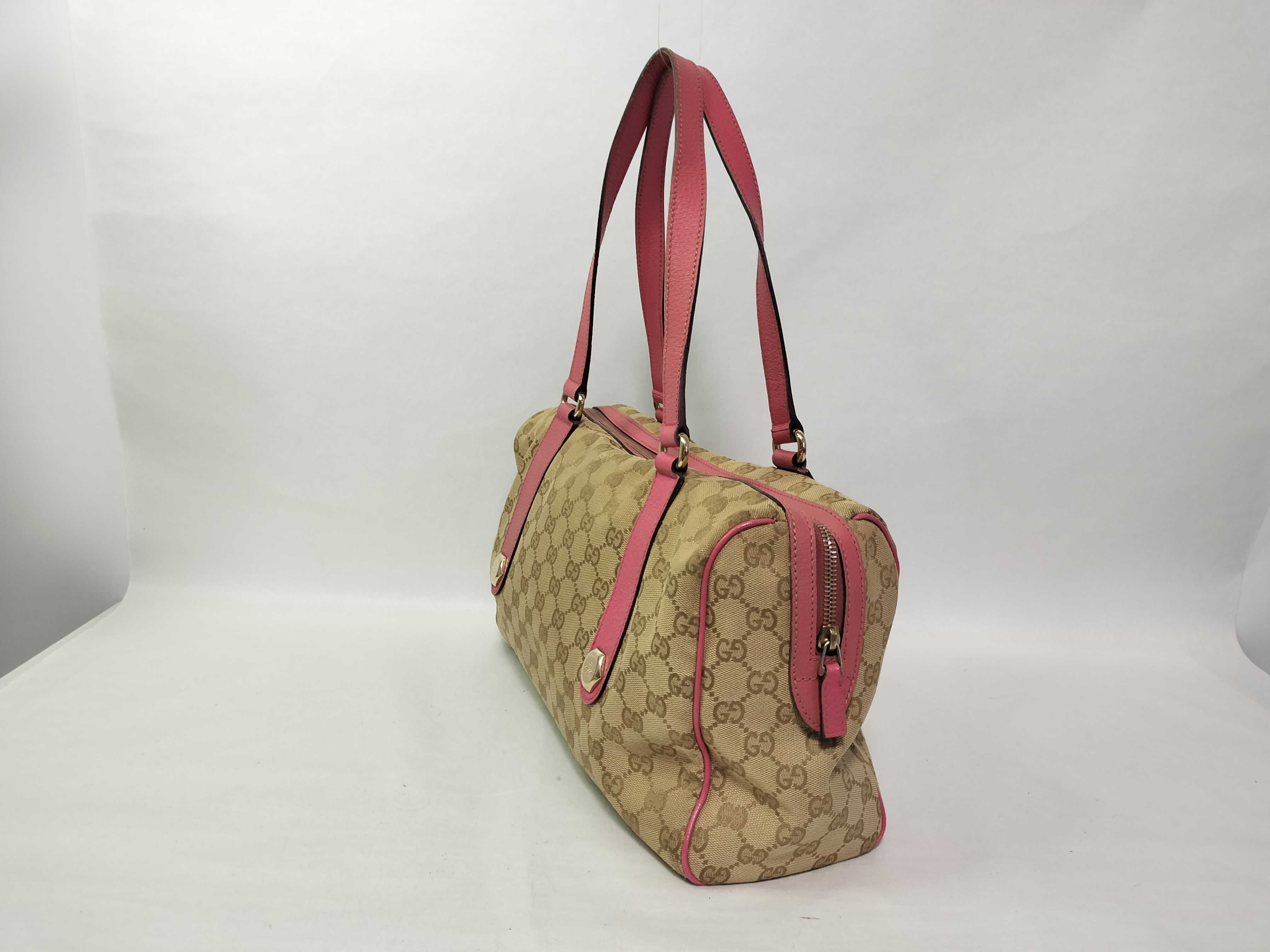 GG Canvas Leather Handbag — view 3