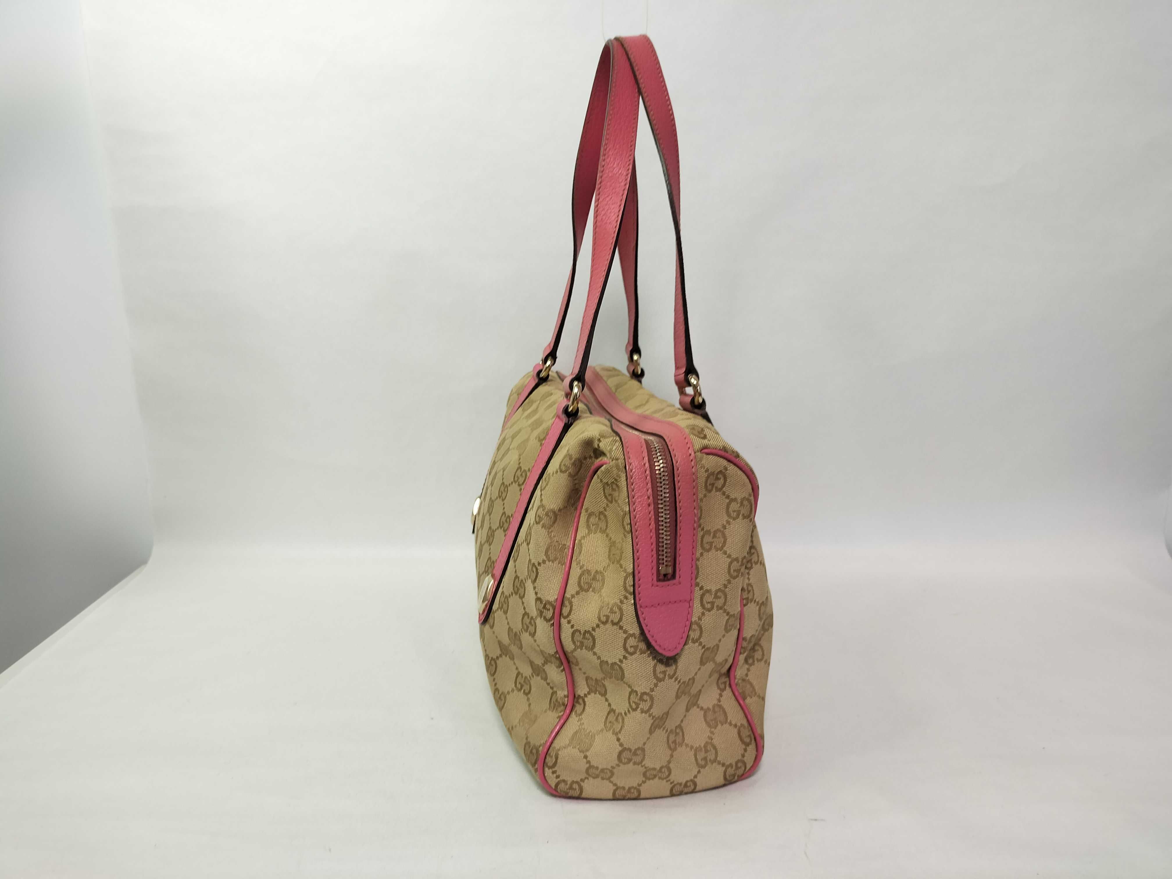 GG Canvas Leather Handbag — view 4