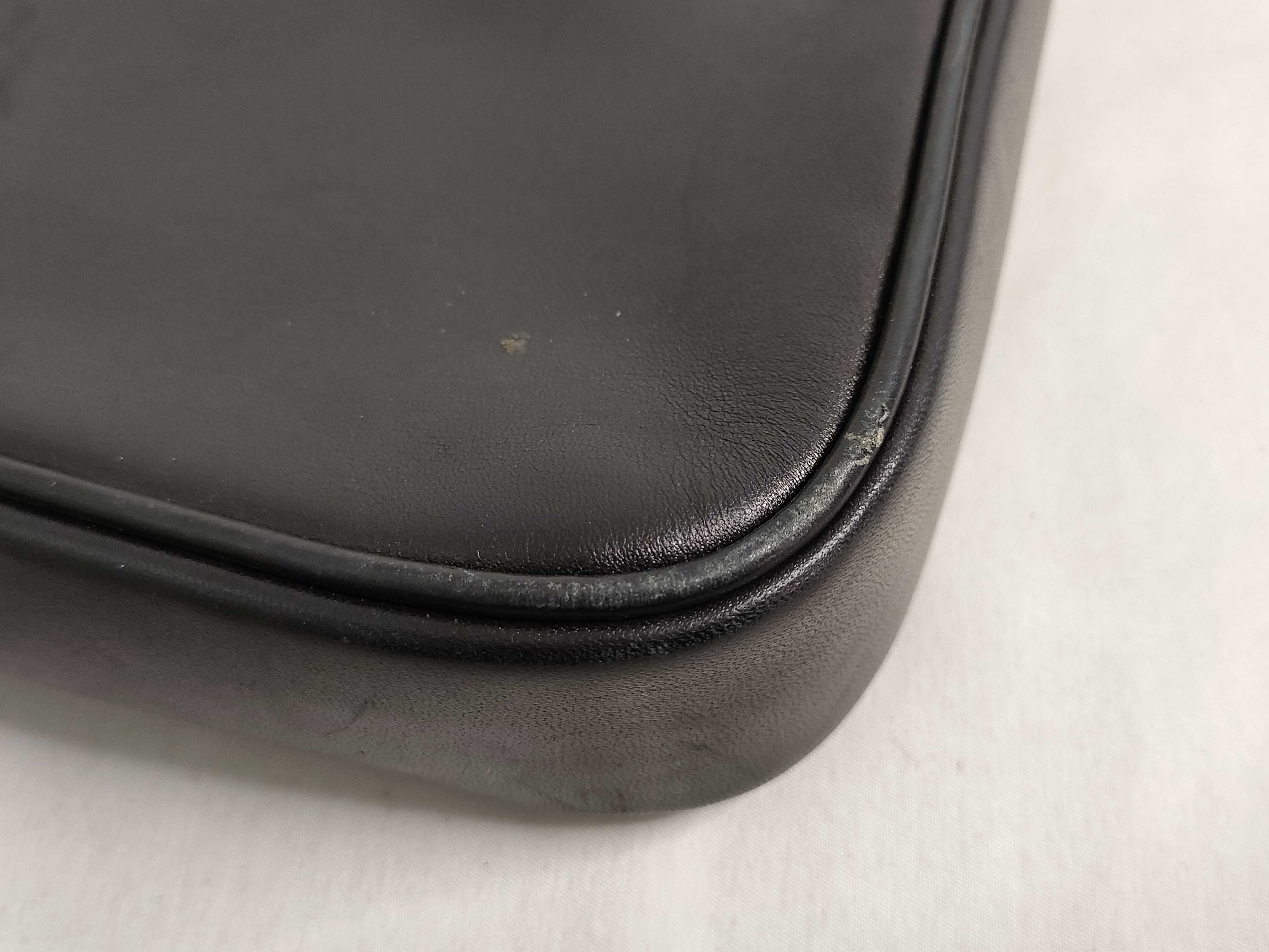 Shoulder Bag, Sherry Line, Leather, Black Shoulder Bag — view 6