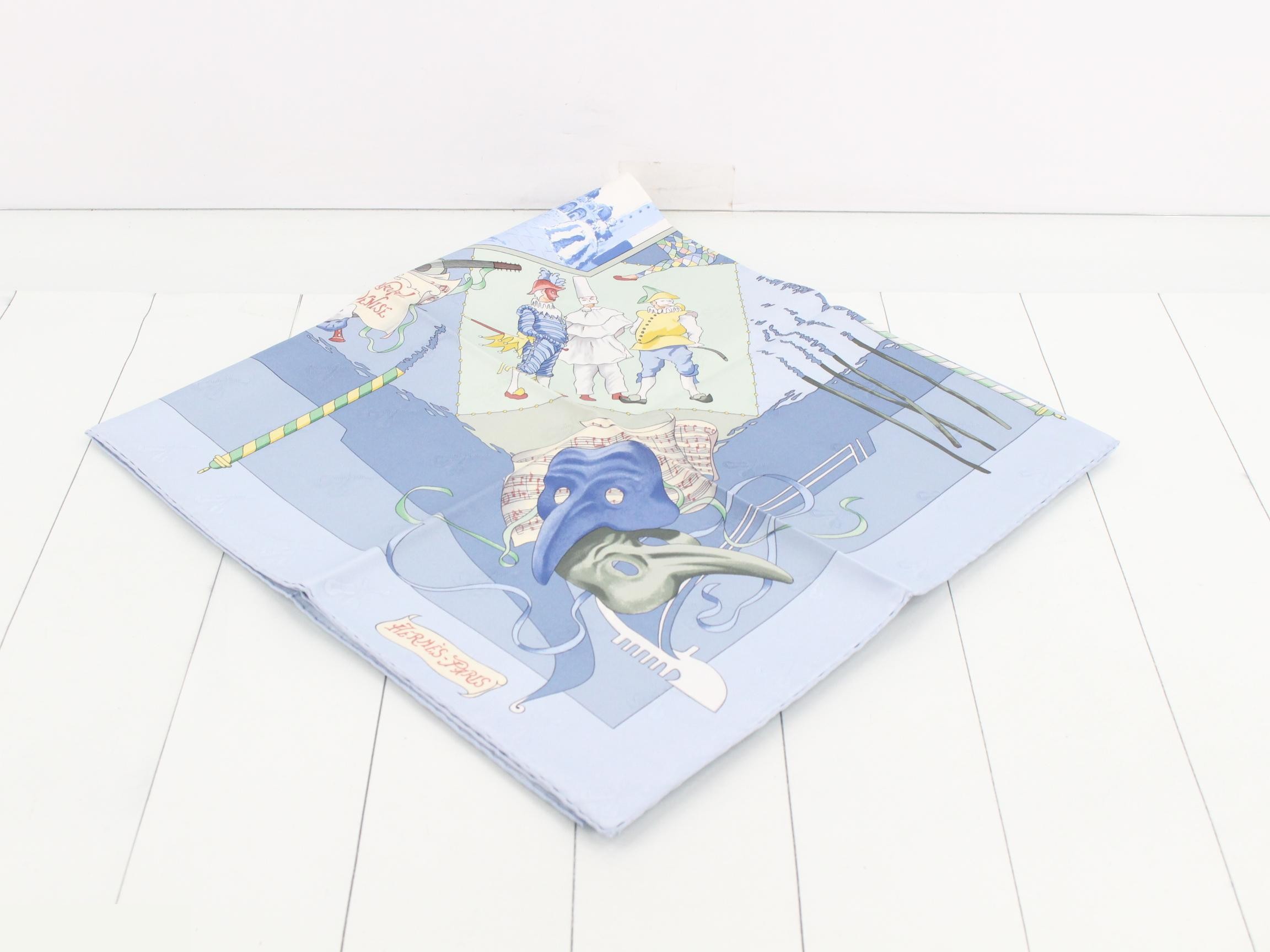 Hermès Carre 90 Silk Scarf - Carnival Masquerade