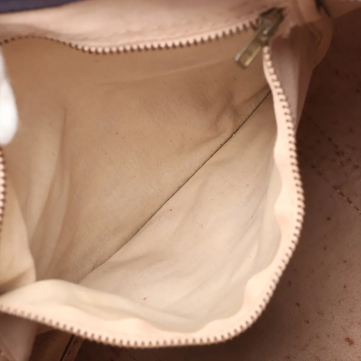 Trotter Canvas x Leather Boston Bag, Navy — view 9