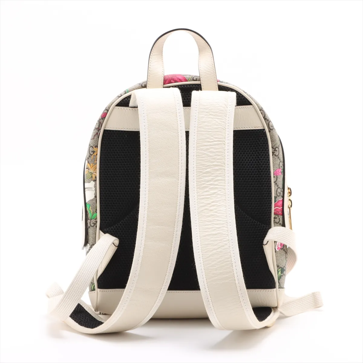 GG Flora PVC x Leather Backpack/Rucksack Multicolor 547965 — view 2