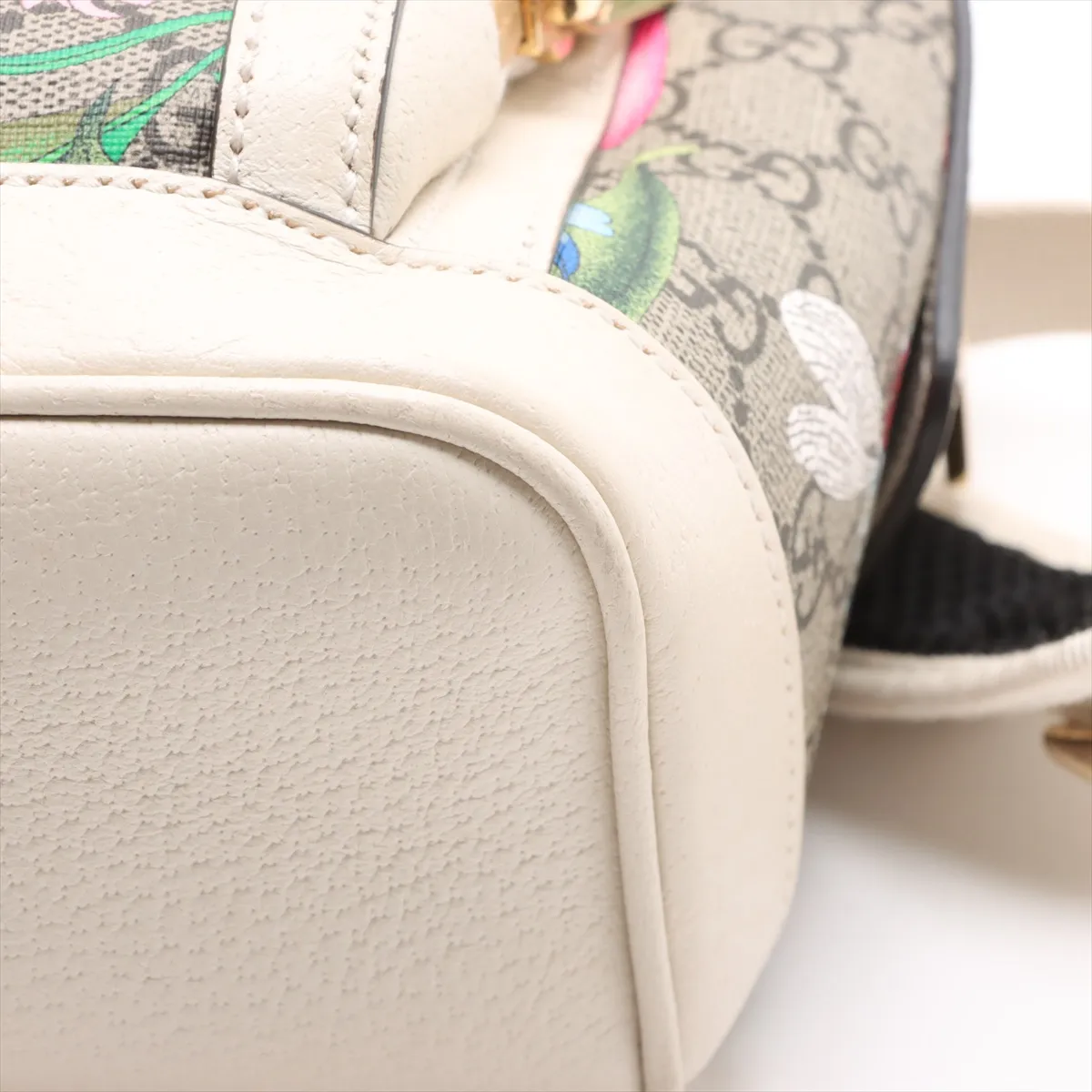 GG Flora PVC x Leather Backpack/Rucksack Multicolor 547965 — view 13