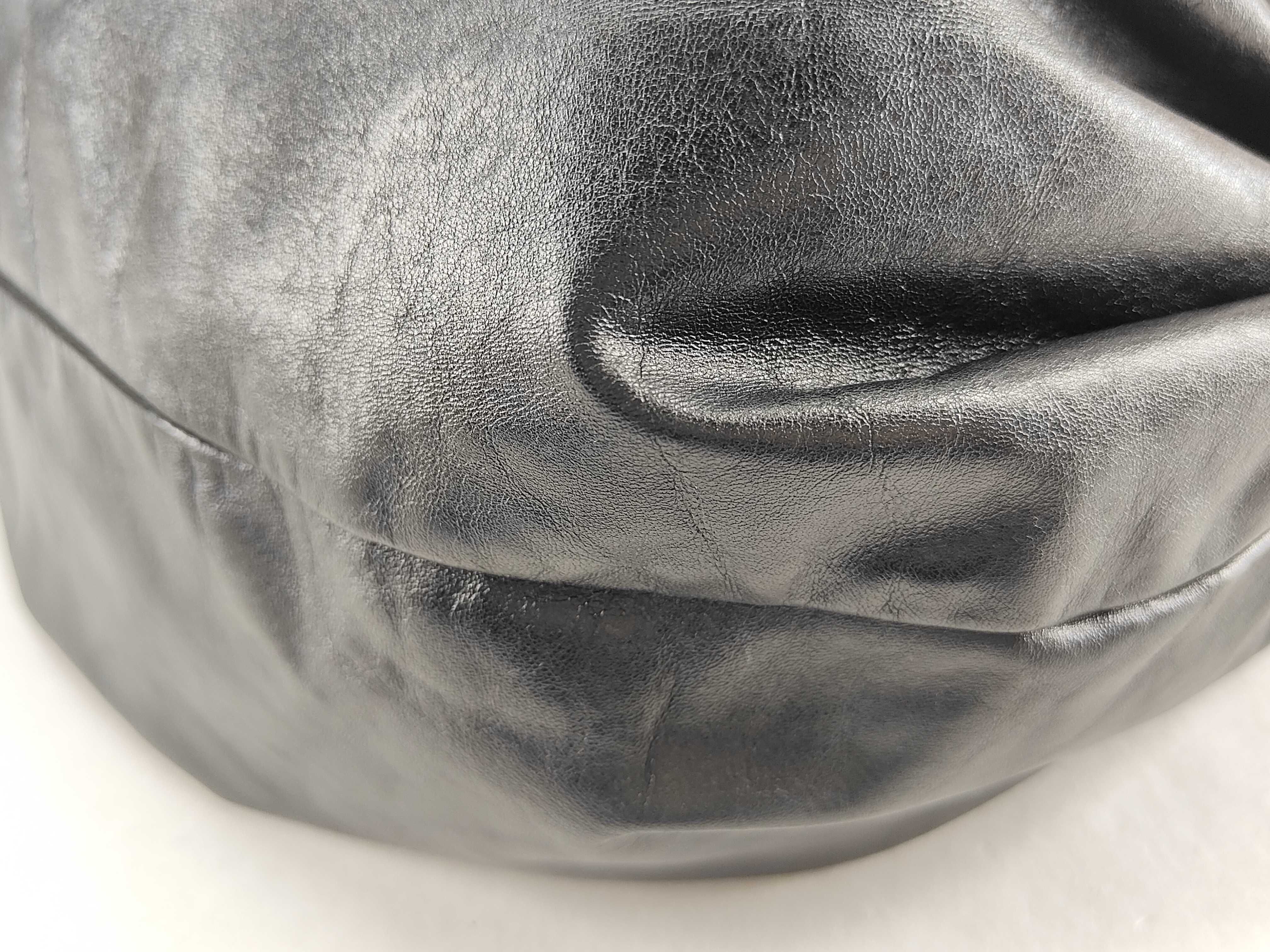 Black Leather Shoulder Bag — view 11