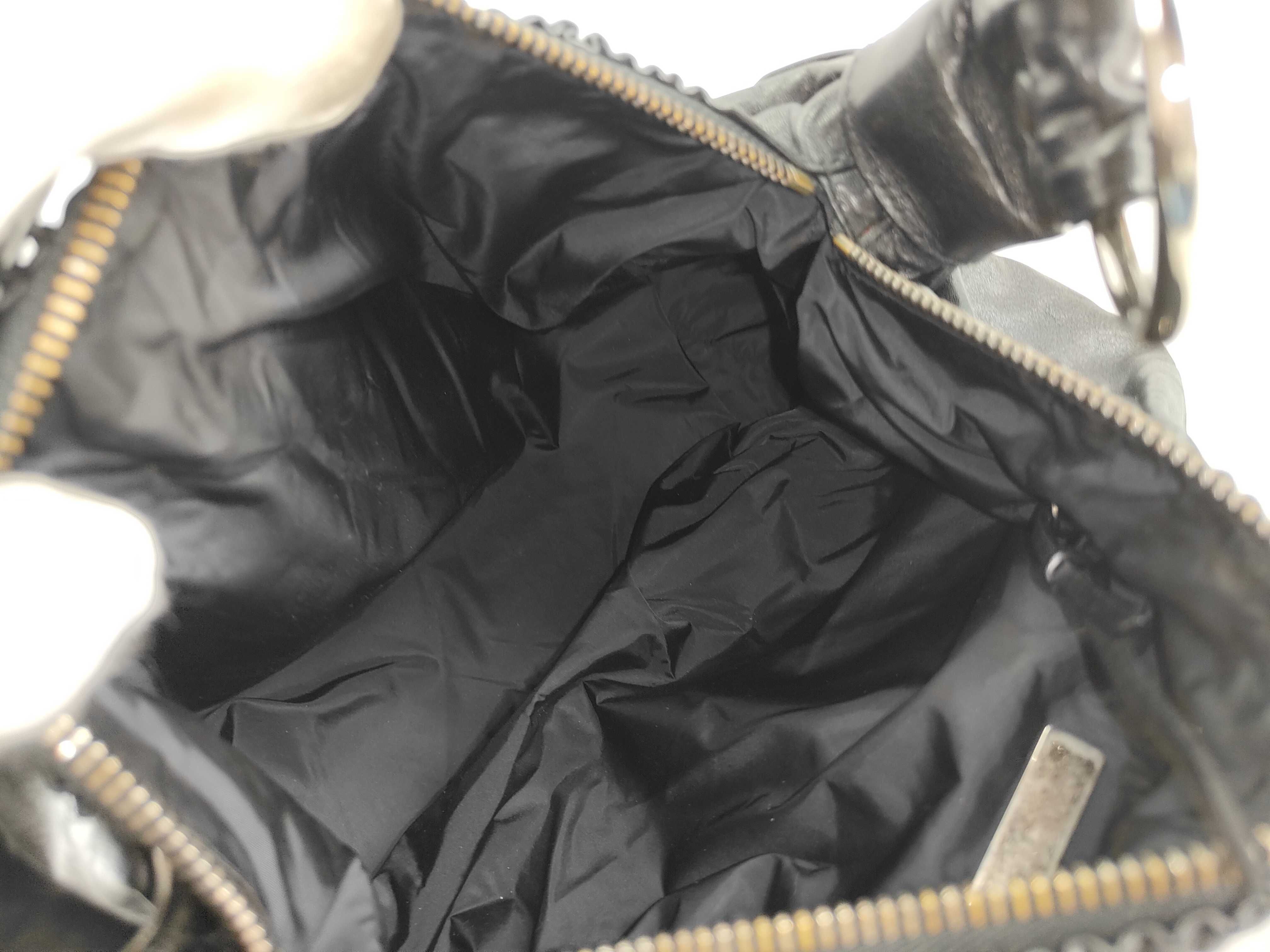 Black Leather Shoulder Bag — view 13