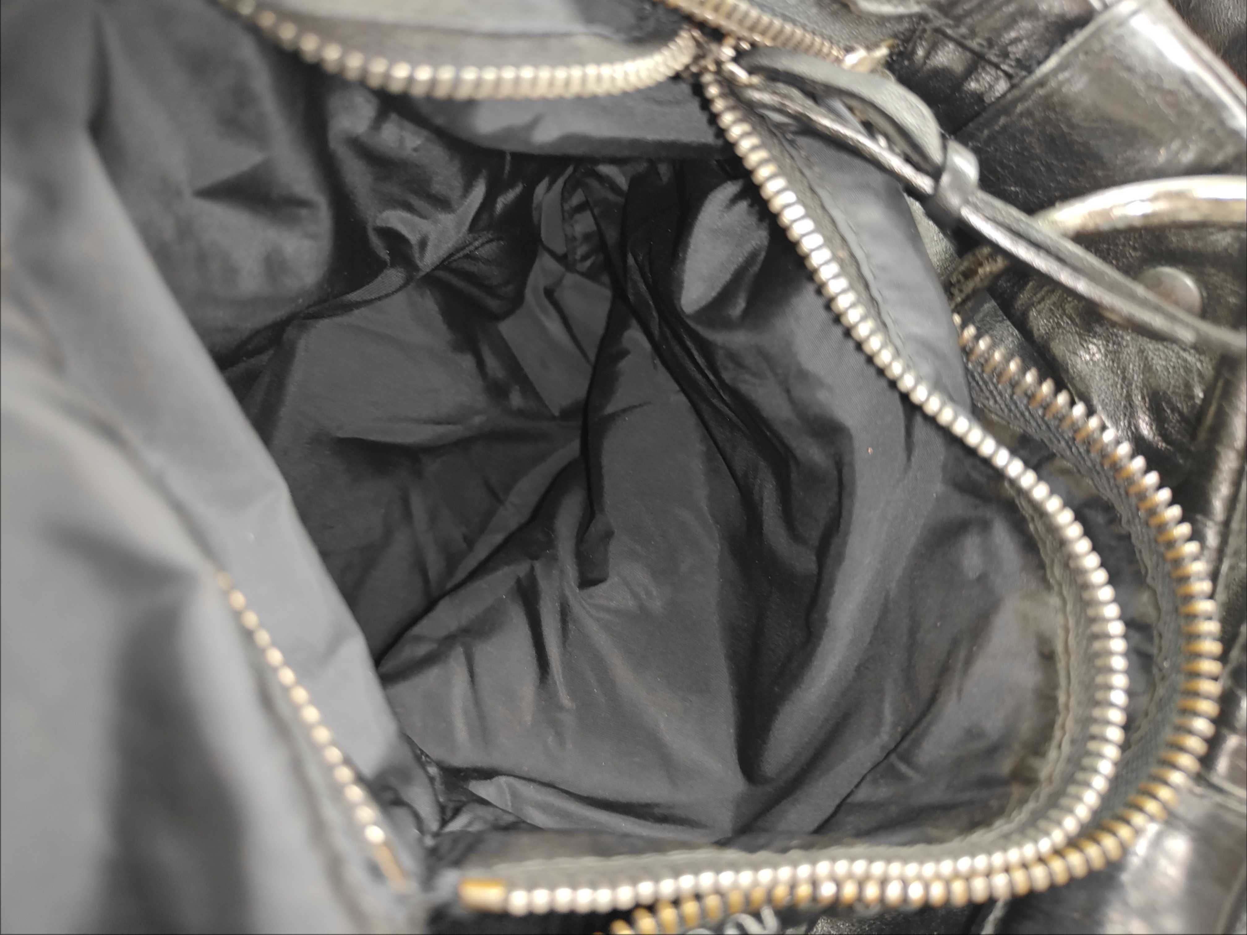 Black Leather Shoulder Bag — view 15
