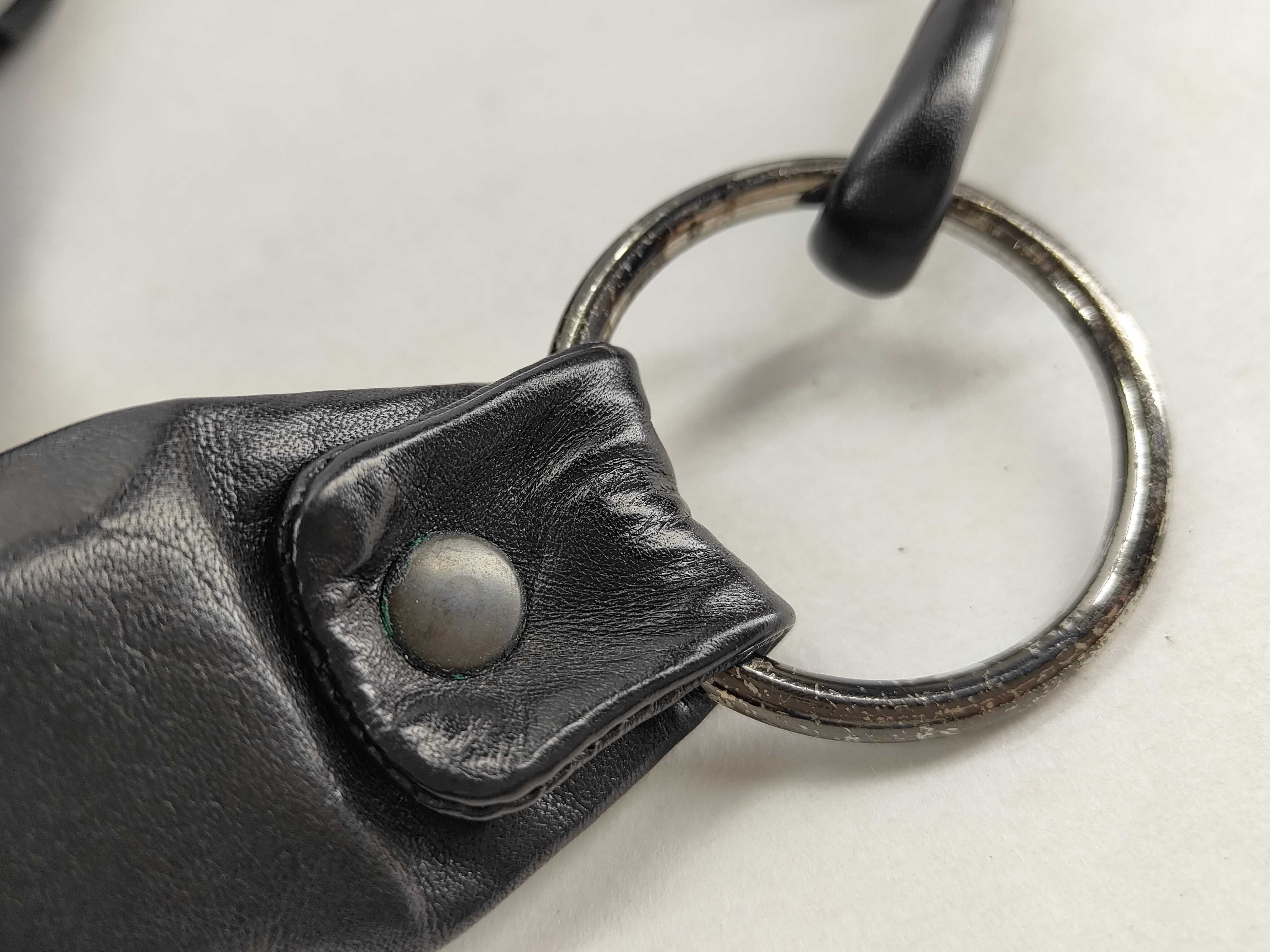 Black Leather Shoulder Bag — view 8