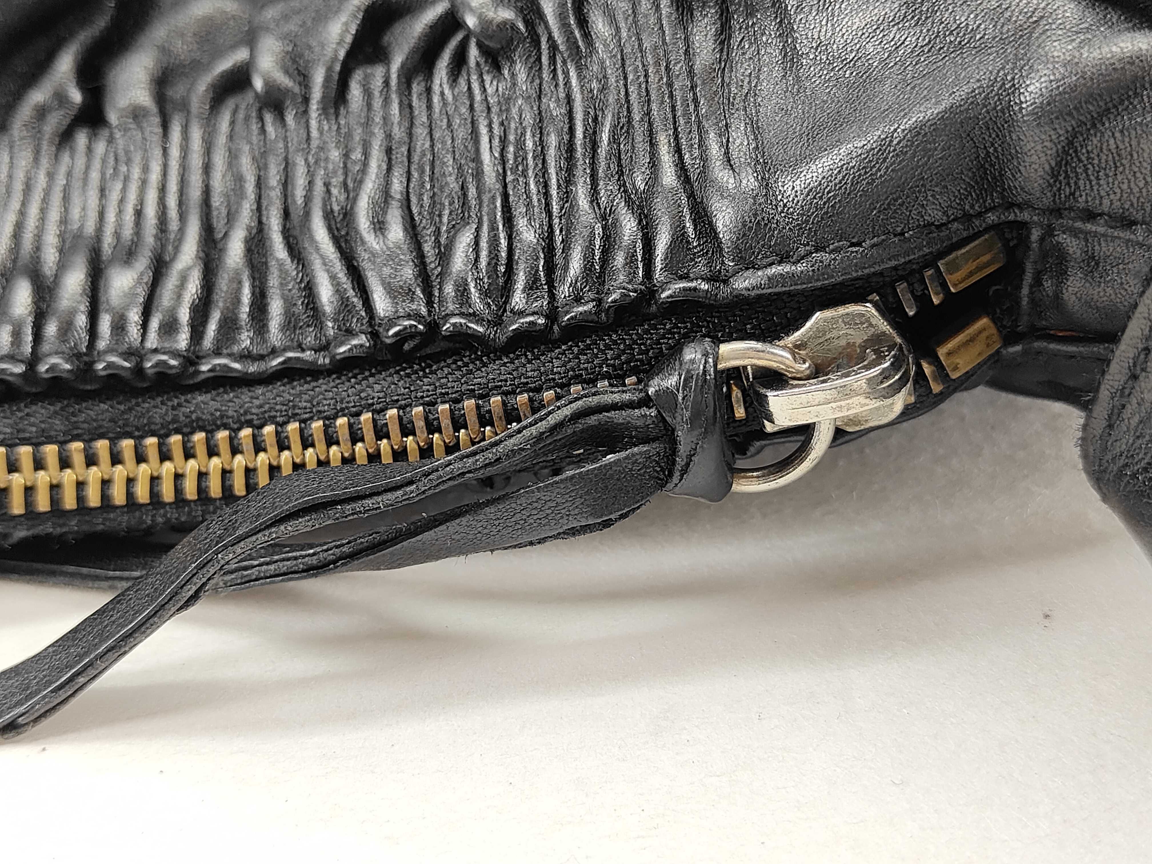 Black Leather Shoulder Bag — view 10