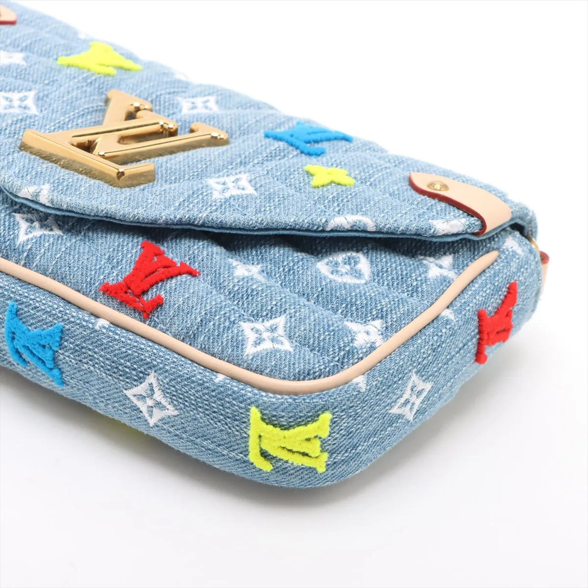 New Wave Pochette Chain M67531 Blue RFID Reactive — view 3