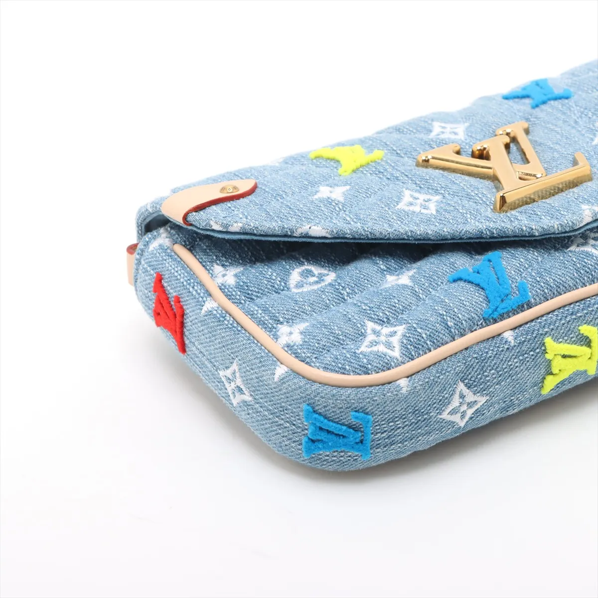 New Wave Pochette Chain M67531 Blue RFID Reactive — view 4