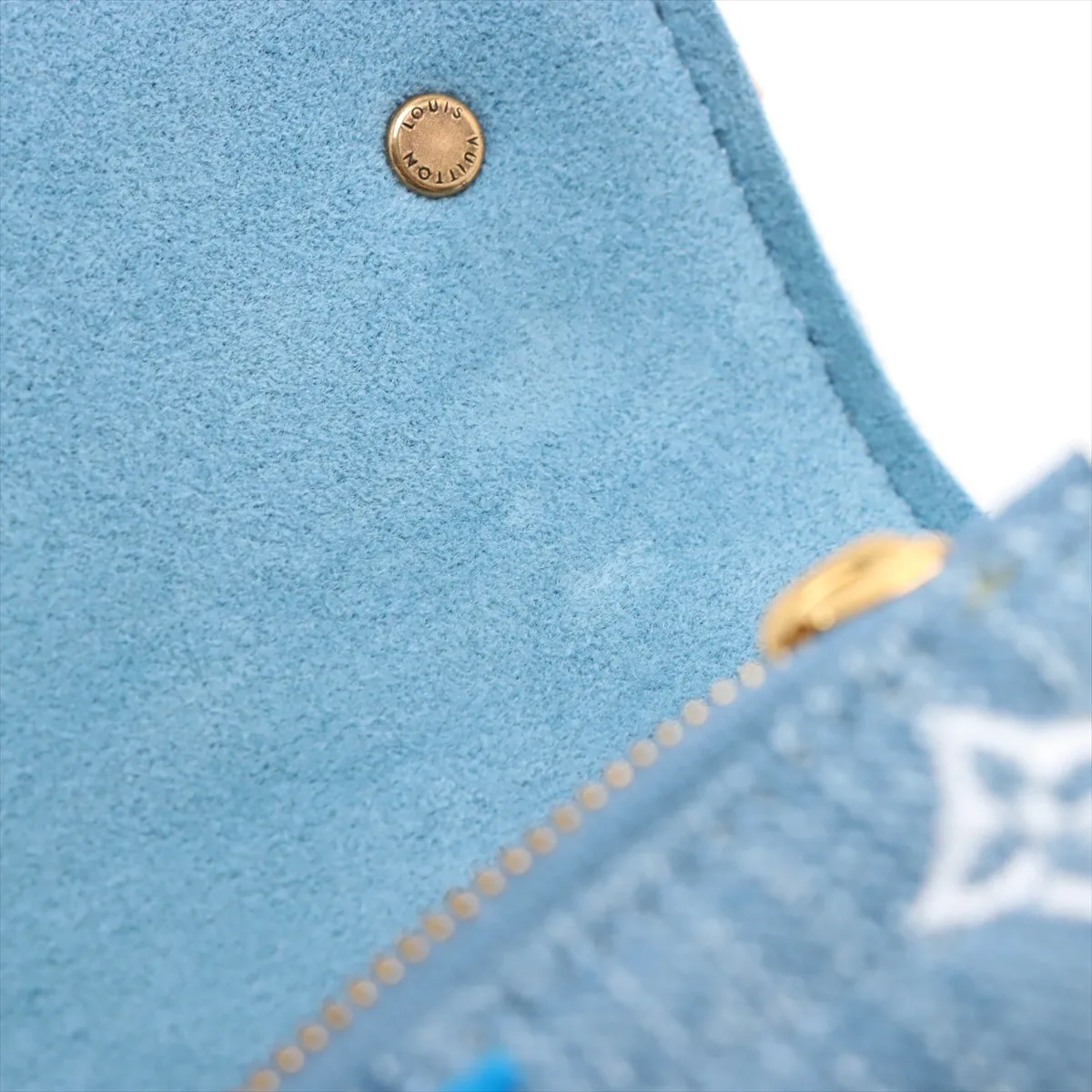 New Wave Pochette Chain M67531 Blue RFID Reactive — view 9
