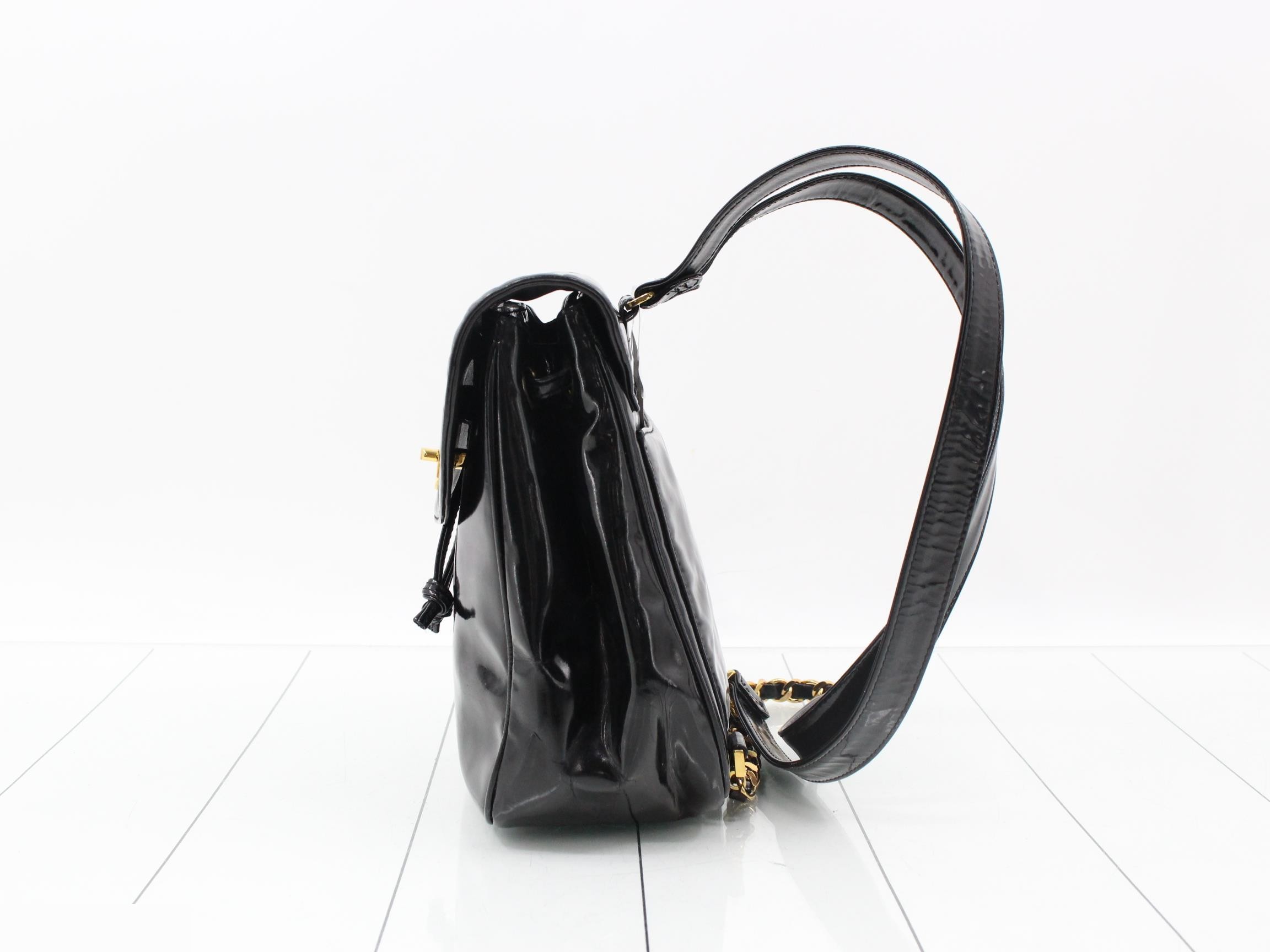 Enamel Black Turnlock Coco — view 3