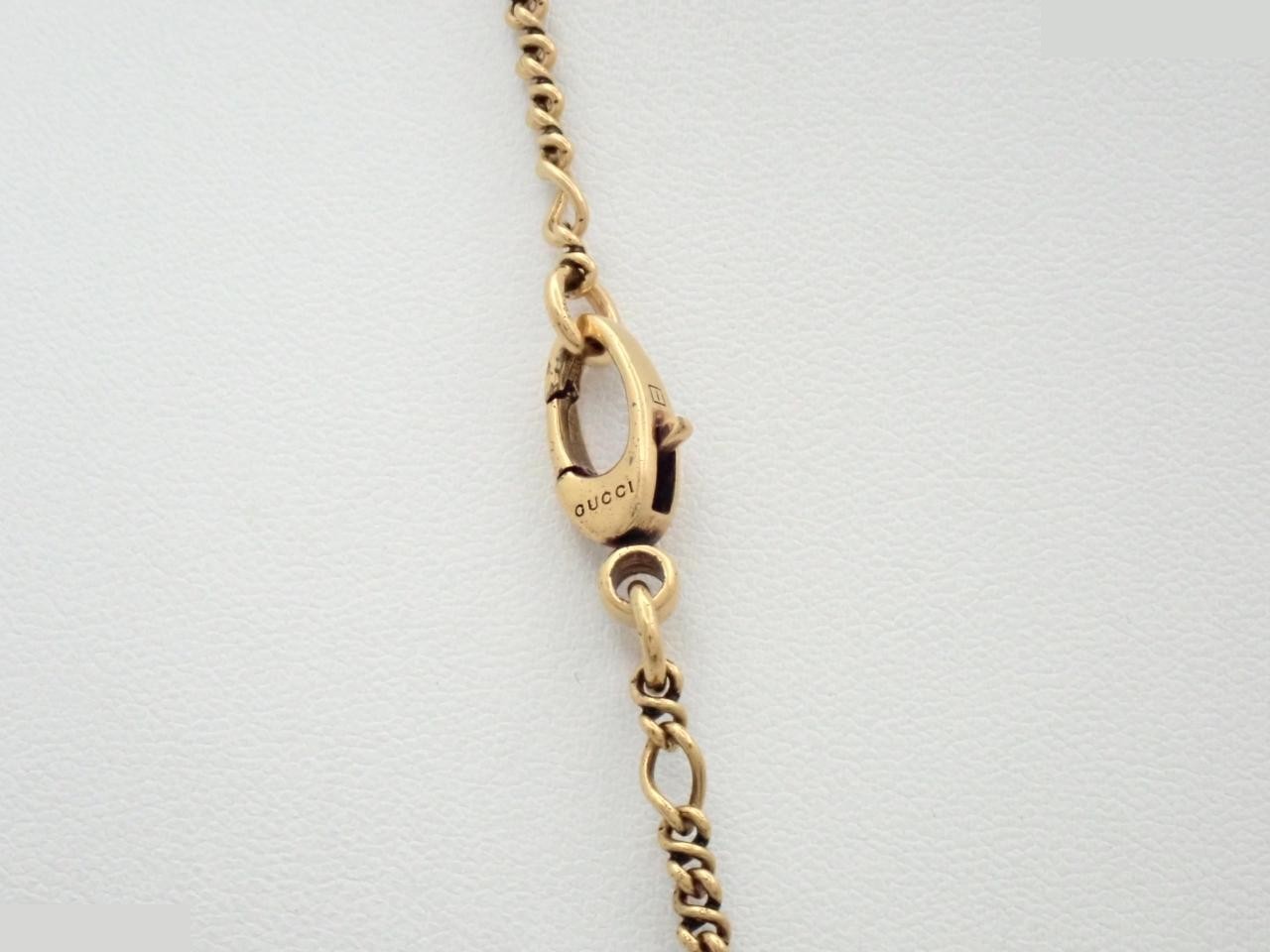 Lion Head Necklace, Gold, Chain approx. 60cm — view 2