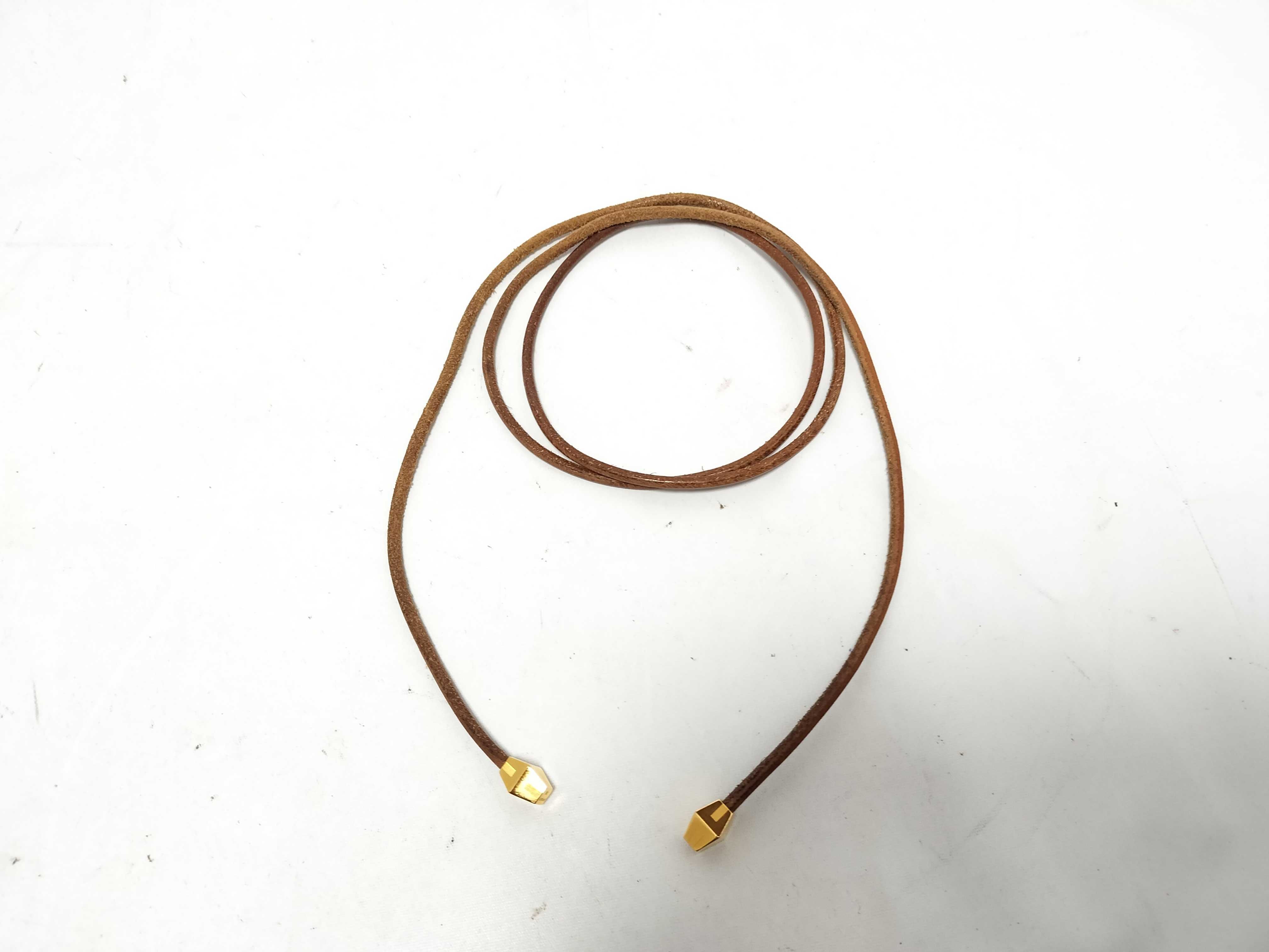 Lanieres Necklace with Metal Fittings