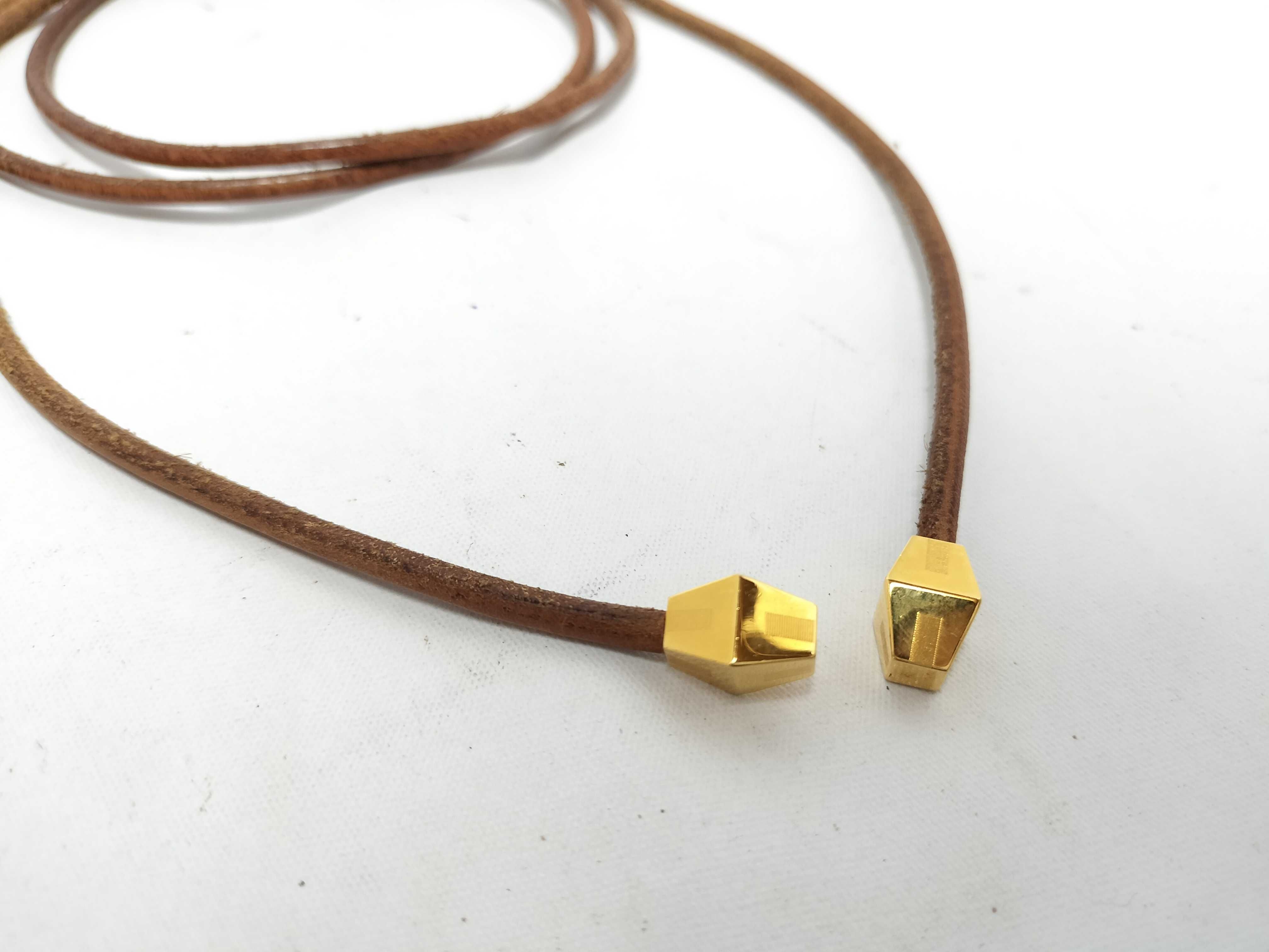 Lanieres Necklace with Metal Fittings — view 2