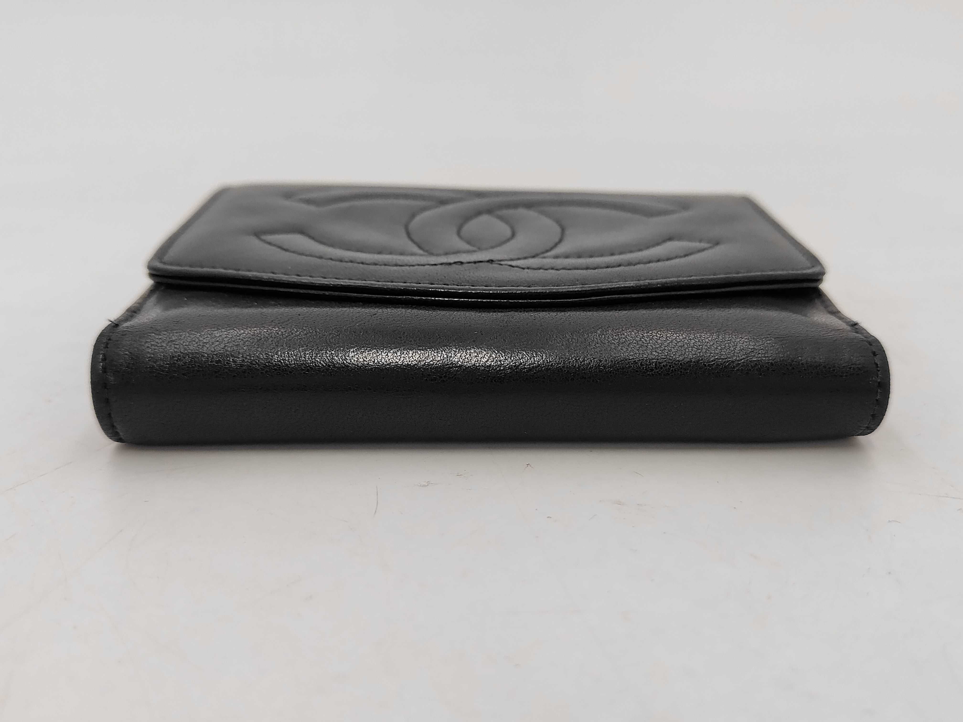 Large Coco Mark Black Wallet 38 — view 3