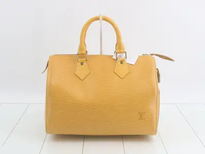Epi Speedy 25 Tassili Yellow Handbag
