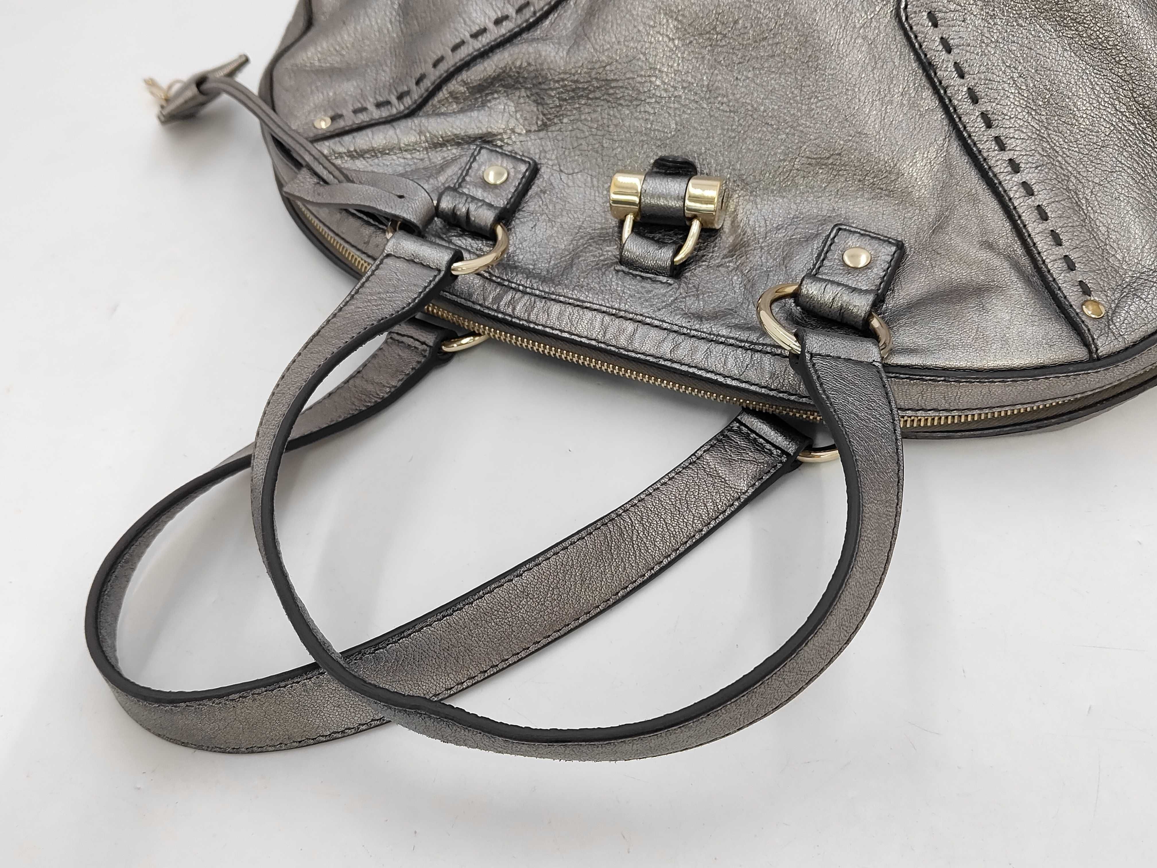 Muse Bag Metallic Silver Boston Bag — view 3