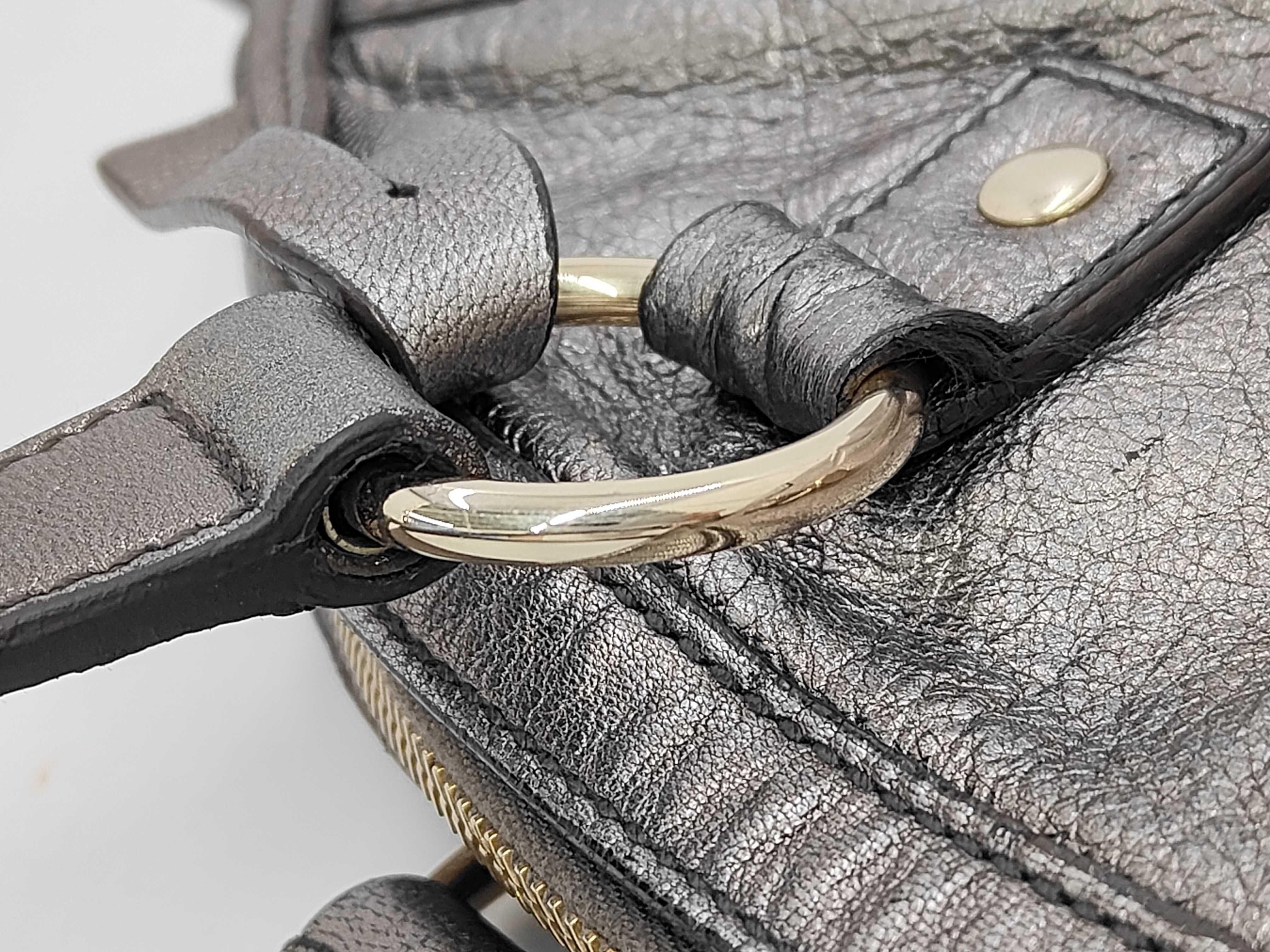Muse Bag Metallic Silver Boston Bag — view 5