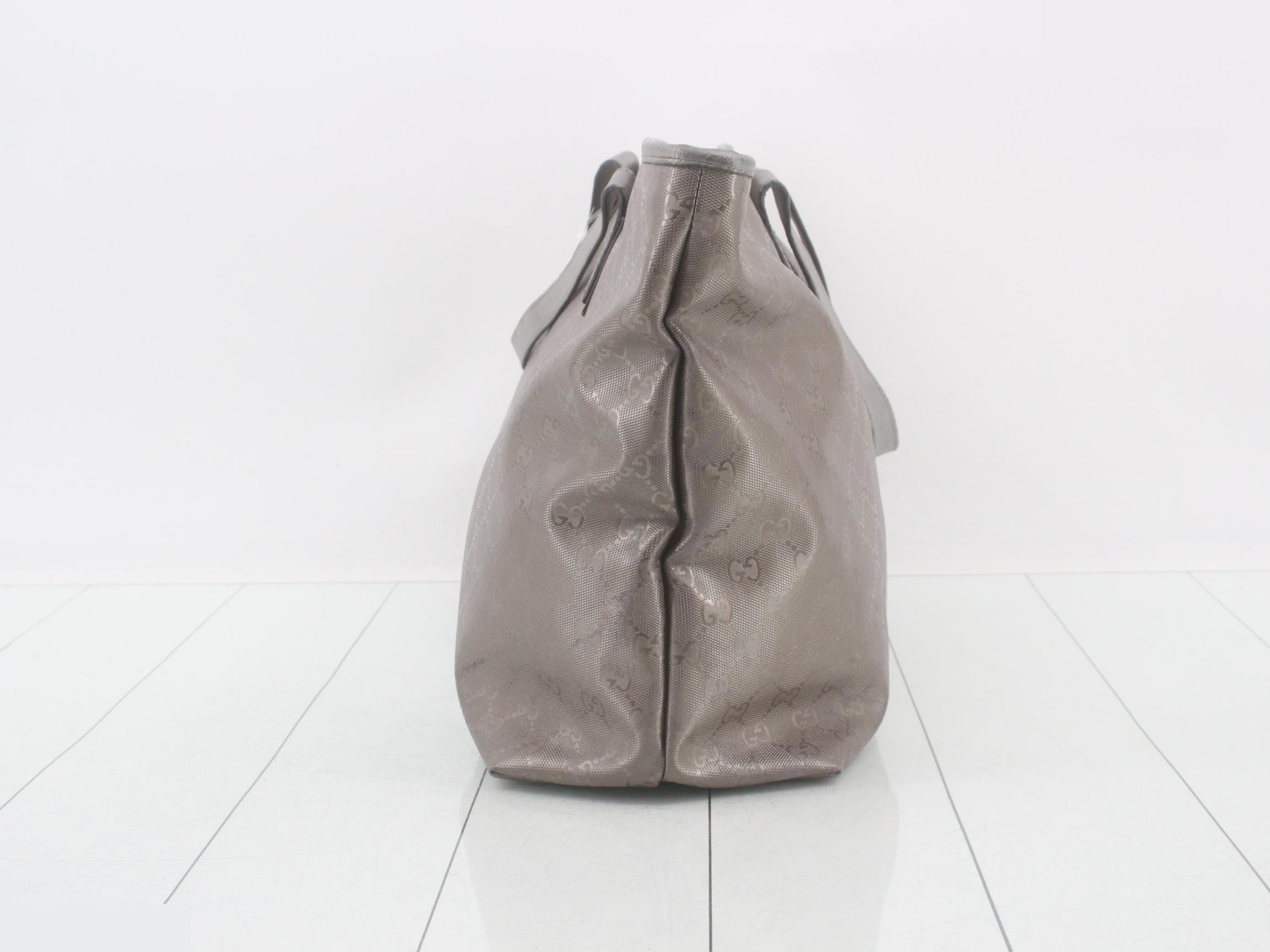 GG Crystal Silver Shoulder Tote Bag — view 4