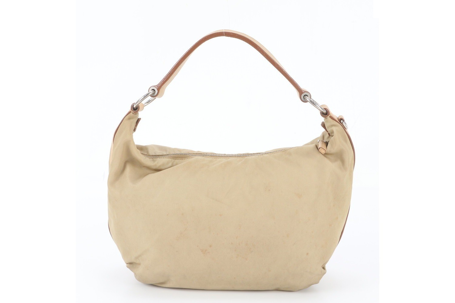 Comes with a guarantee card Tessuto Nylon BR3315 Leather Shoulder Bag — view 3
