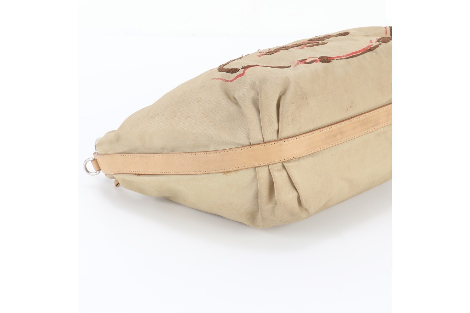 Comes with a guarantee card Tessuto Nylon BR3315 Leather Shoulder Bag — view 5