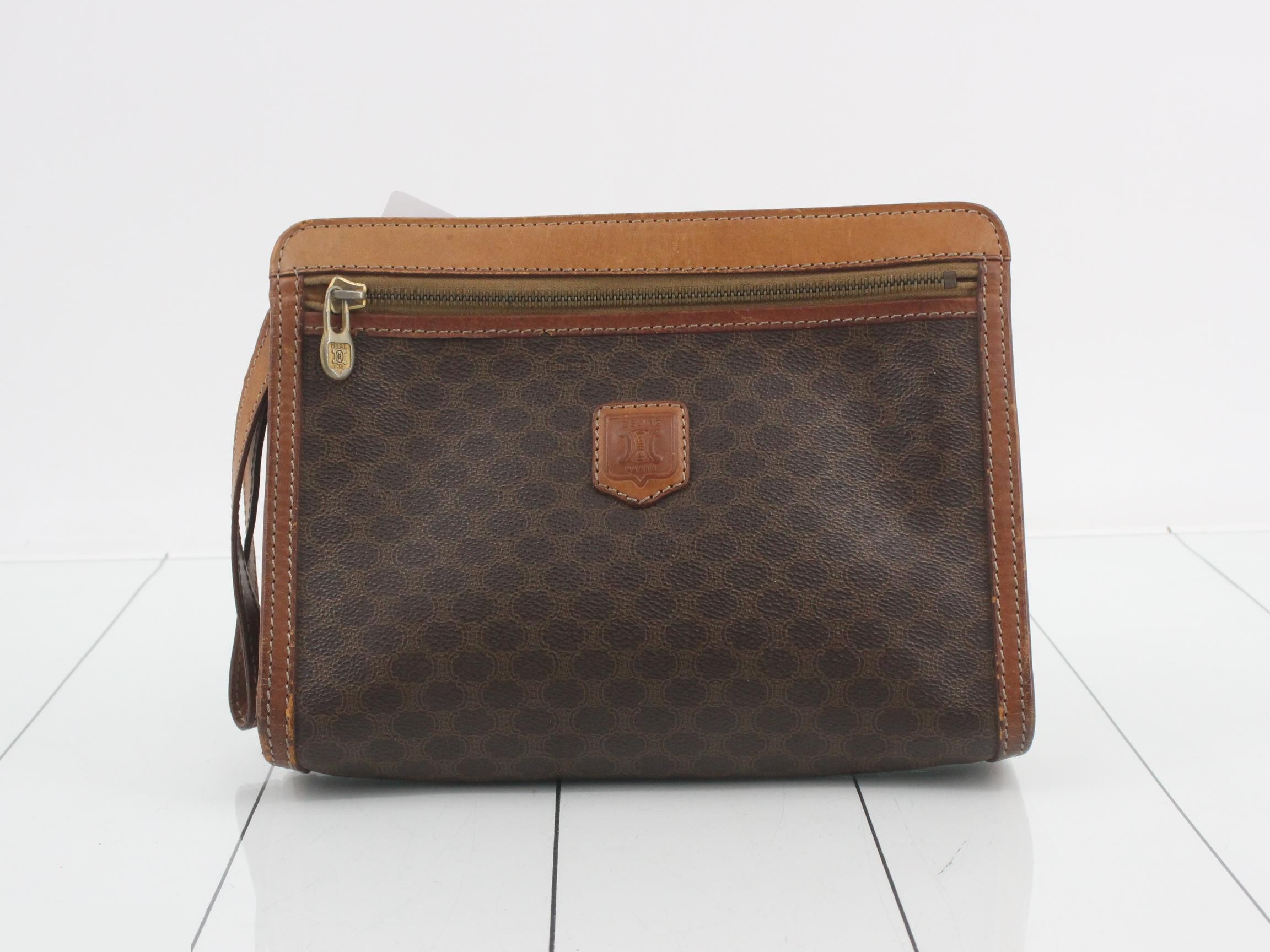Macadam PVC/Leather Brown GP Hardware