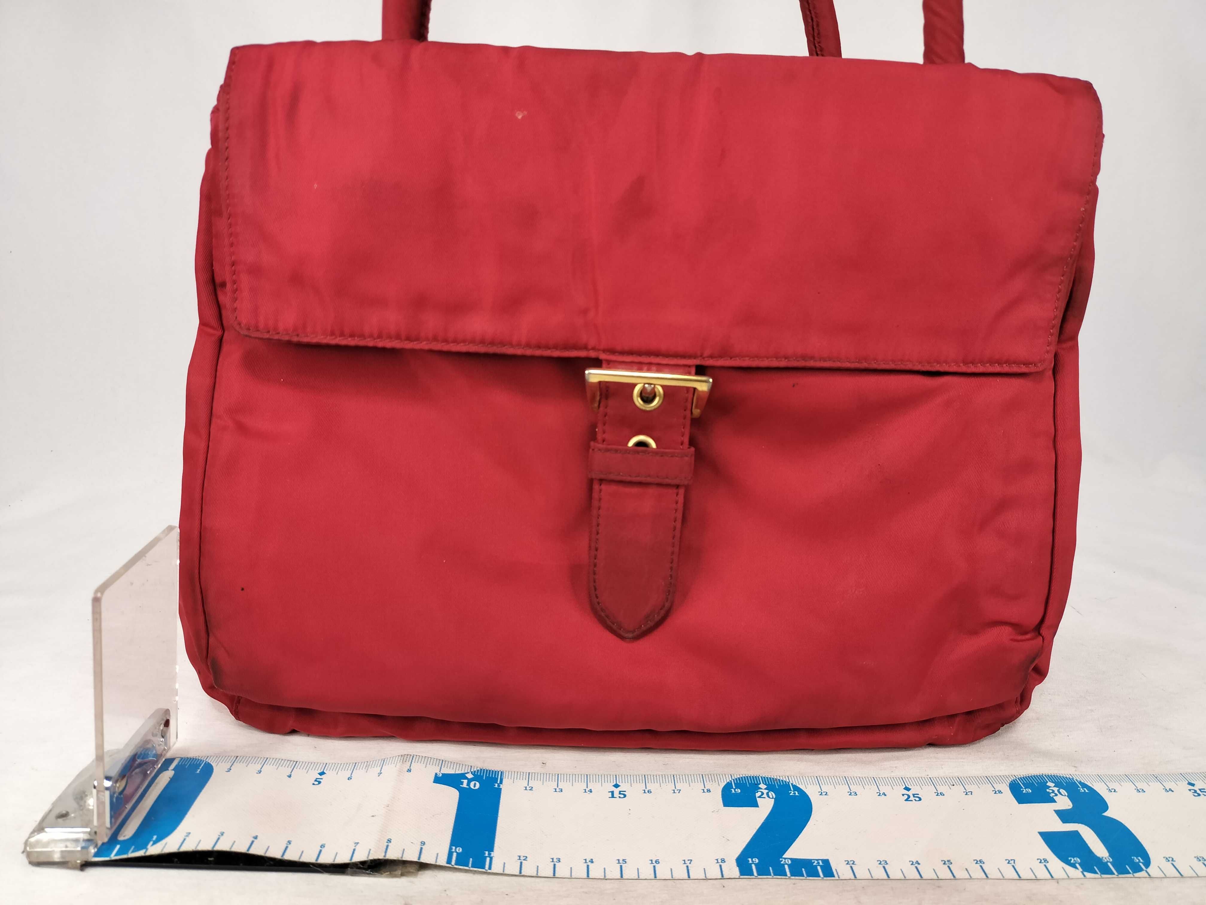 Nylon Prada Handbag Red Handbag — view 2