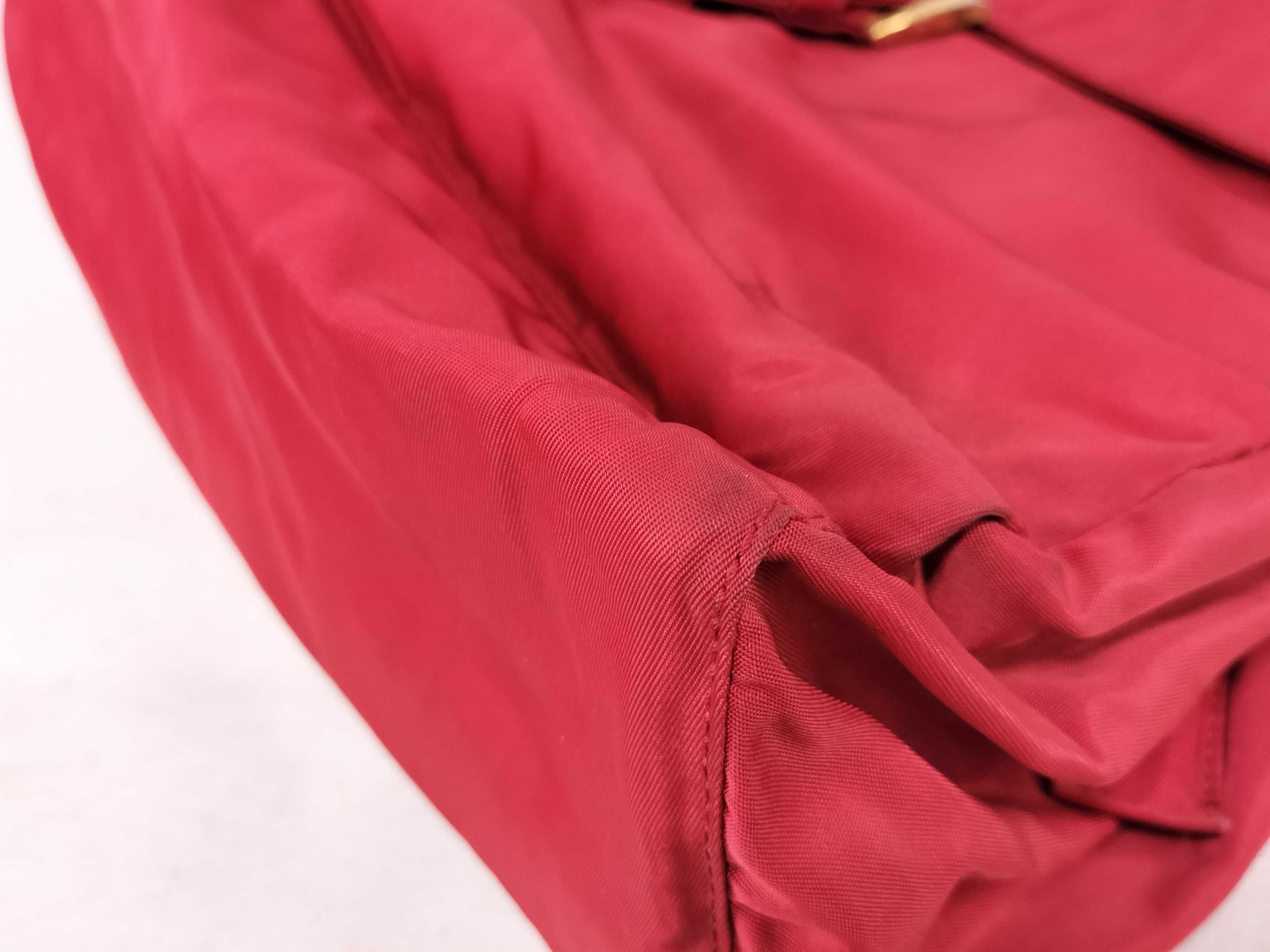 Nylon Prada Handbag Red Handbag — view 6