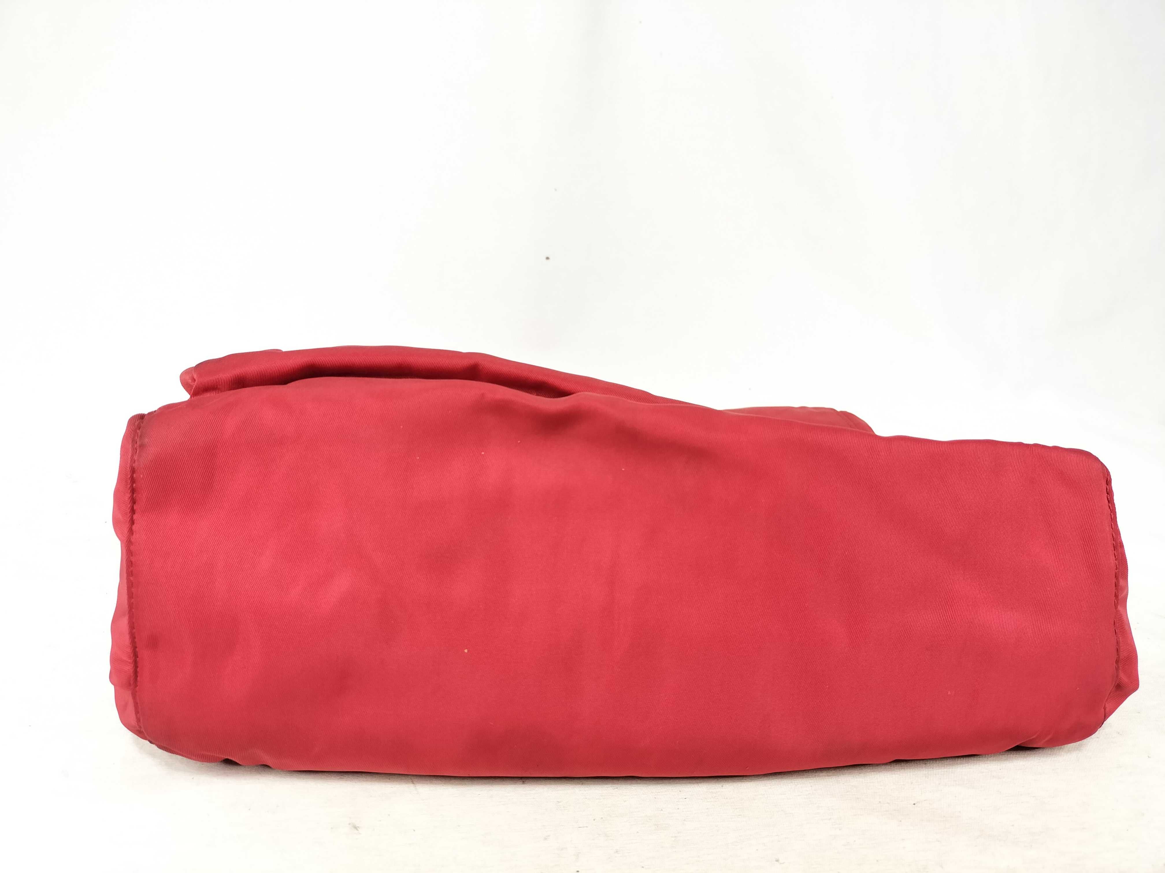 Nylon Prada Handbag Red Handbag — view 7