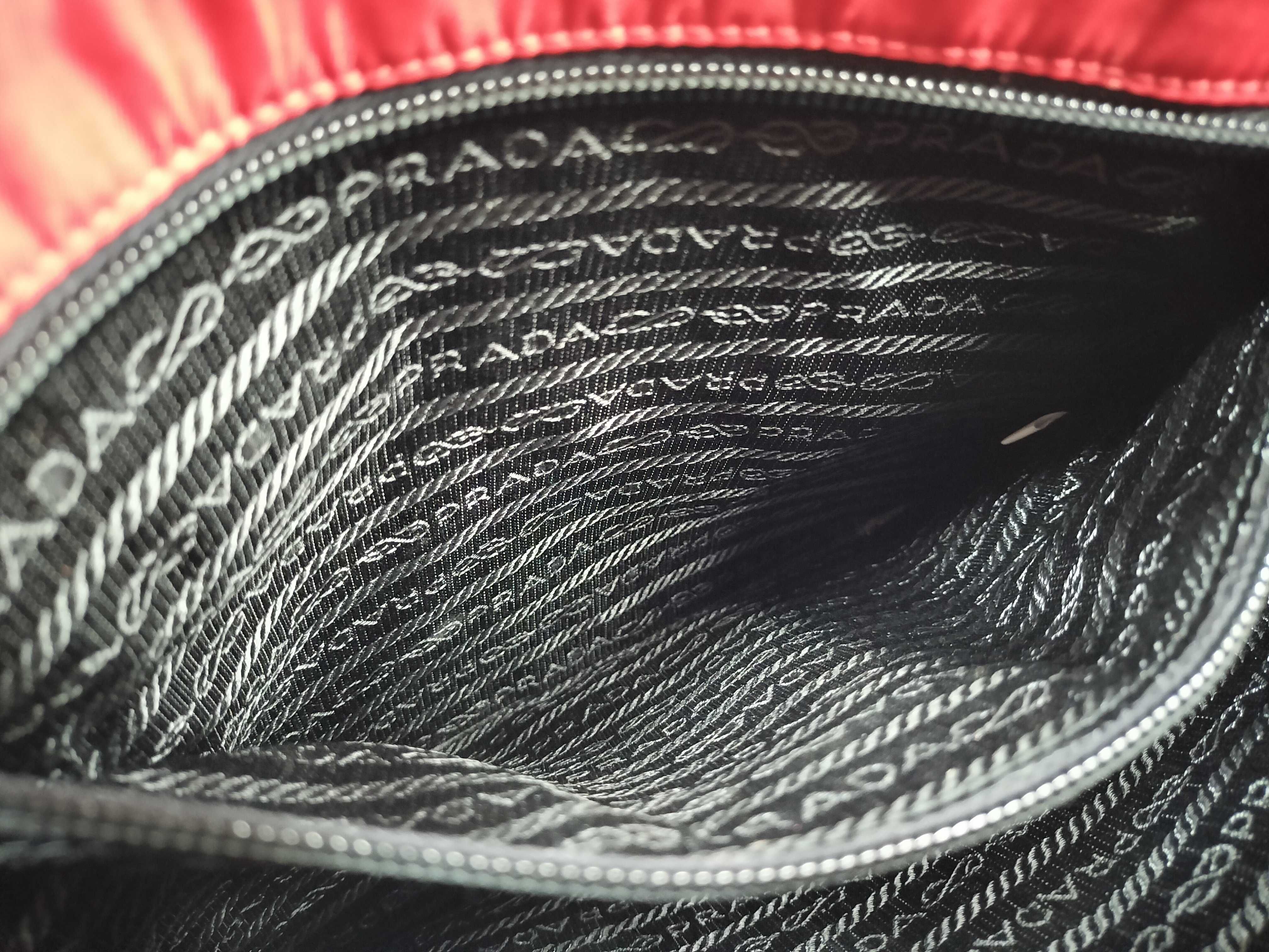 Nylon Prada Handbag Red Handbag — view 10