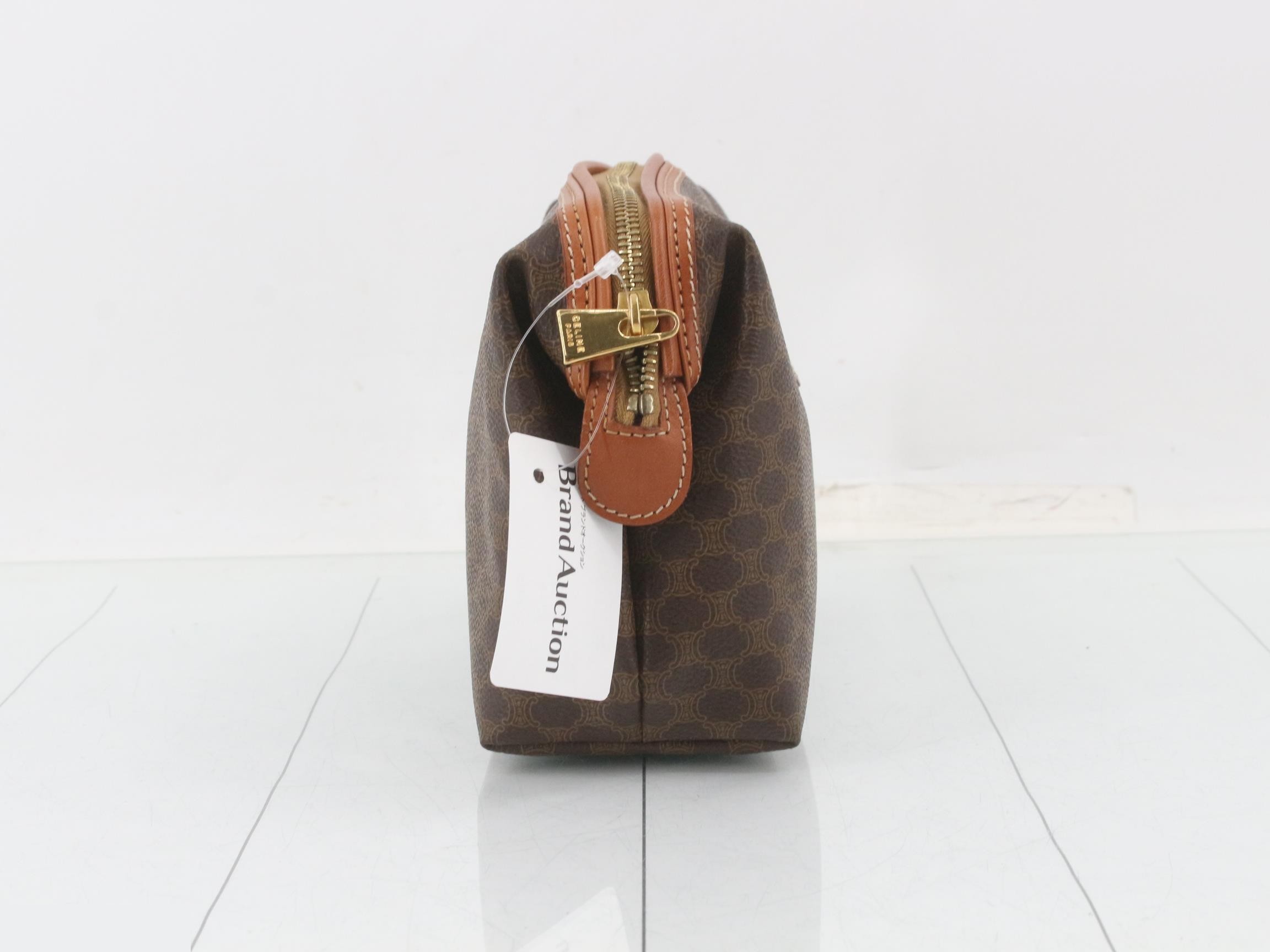 Other lines: Bags & Pouches, Macadam pattern, Brown — view 4