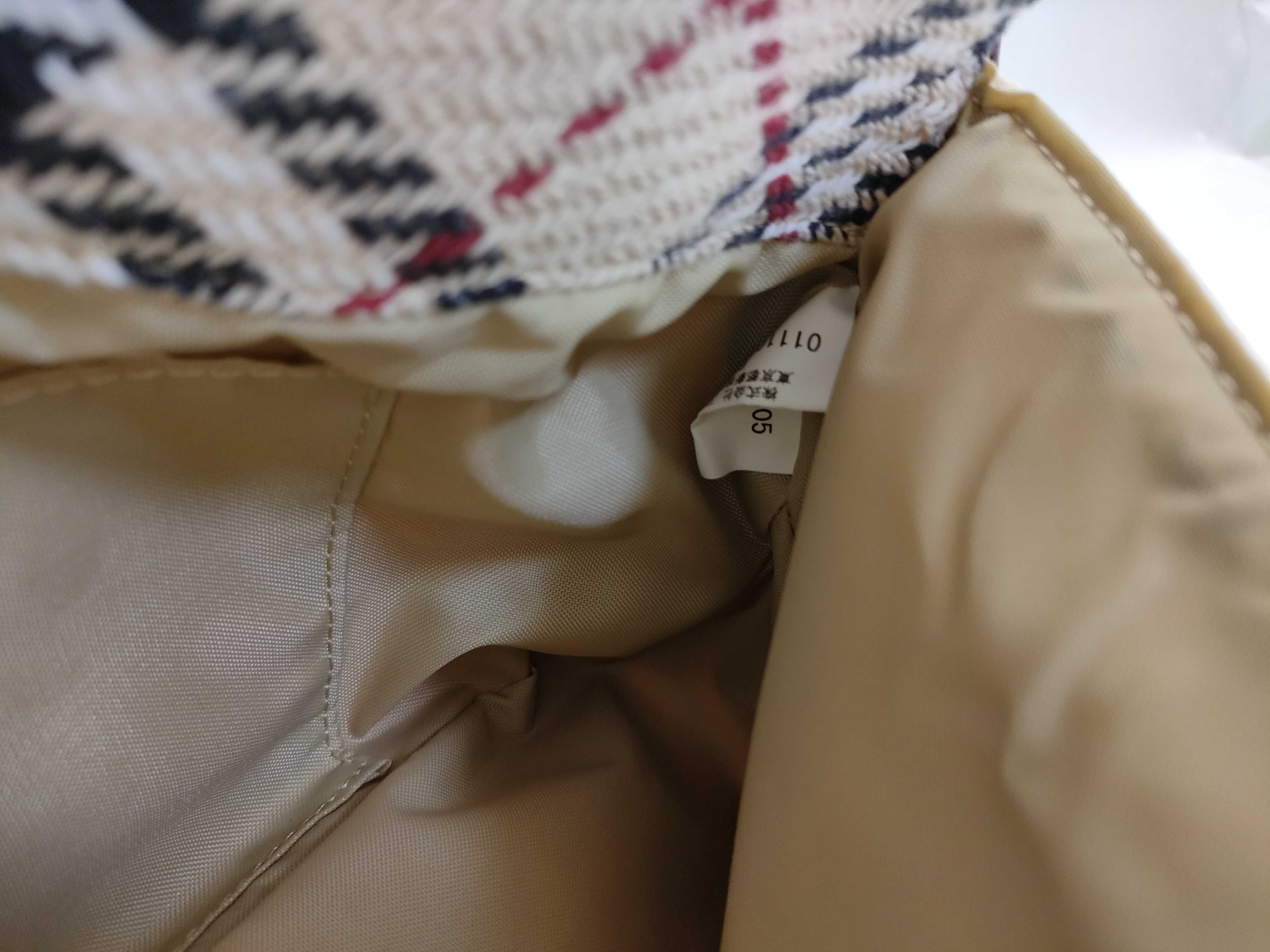 Blue Label Wool x Leather Nova Check One Shoulder Bag — view 10