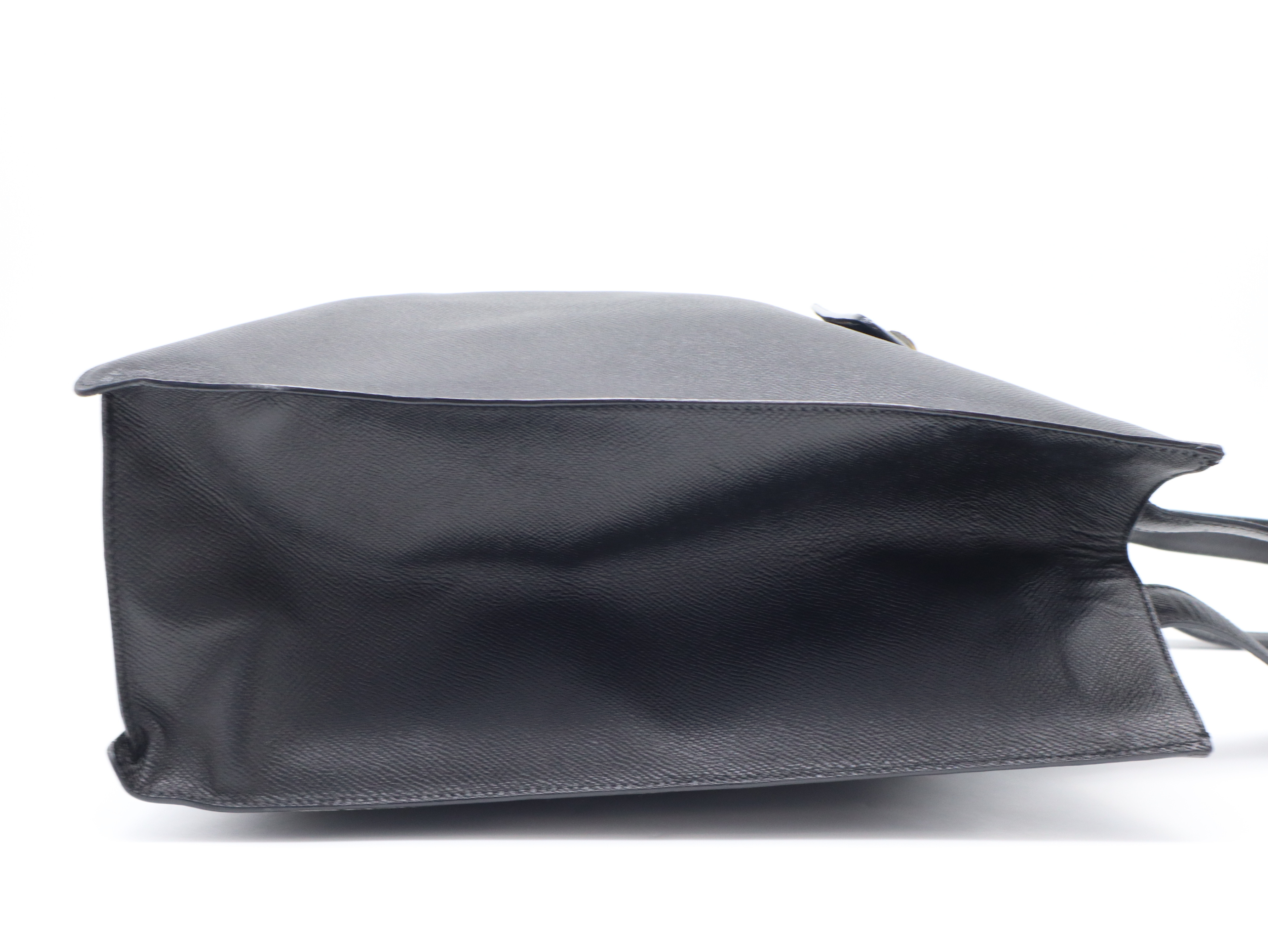 Bulgari Tote Bag, Leather, Black, with Dust Bag — view 5