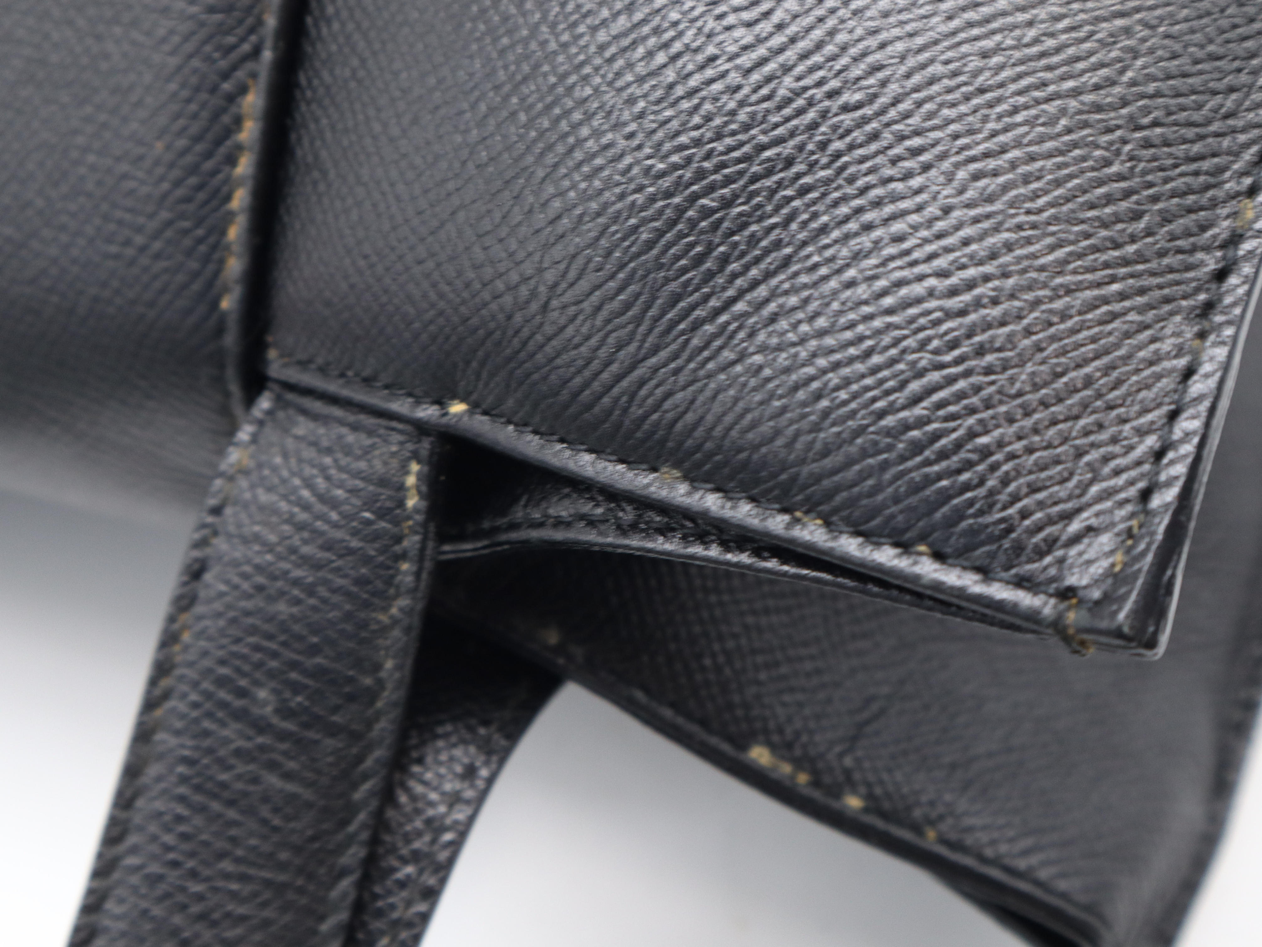 Bulgari Tote Bag, Leather, Black, with Dust Bag — view 8