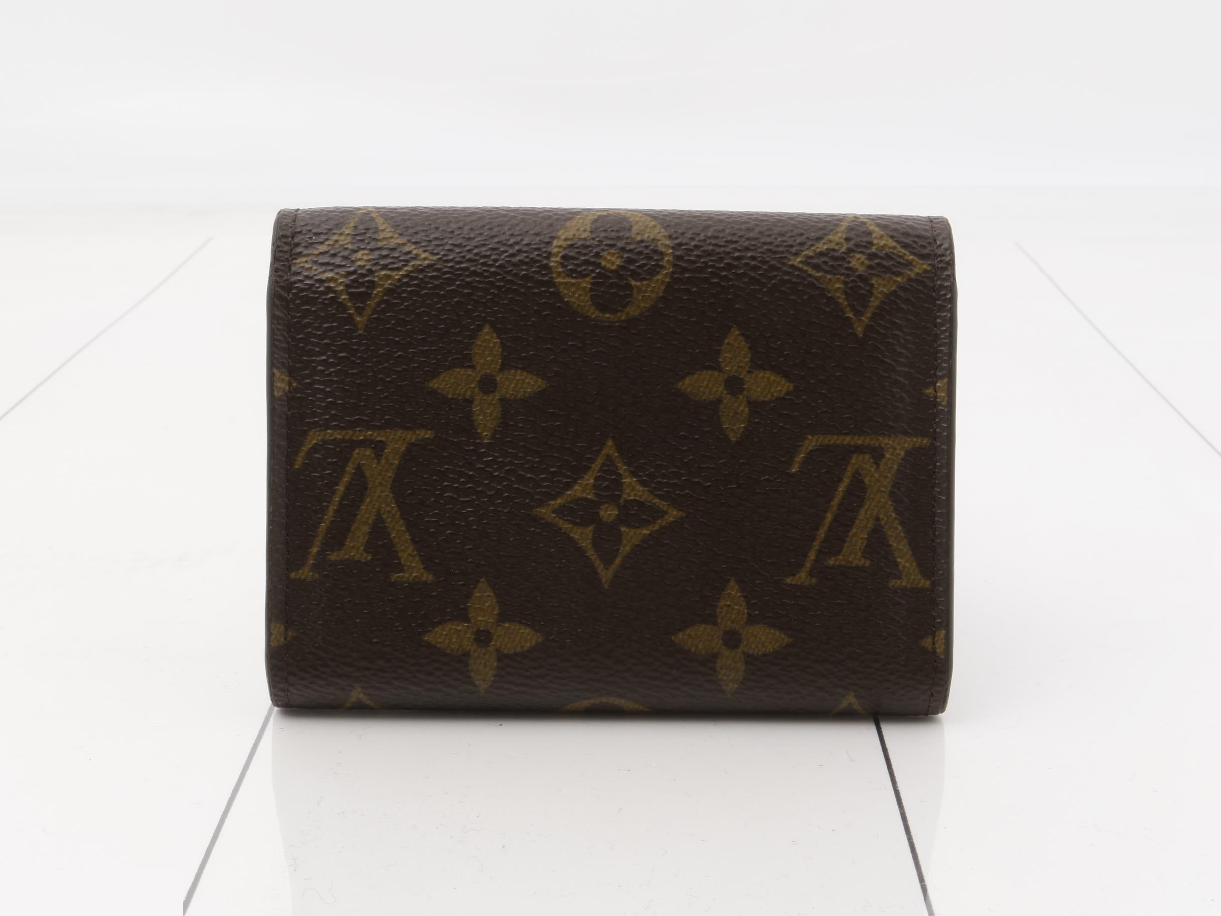 Monogram Portemonnaie Rosalie Fuchsia Card — view 2