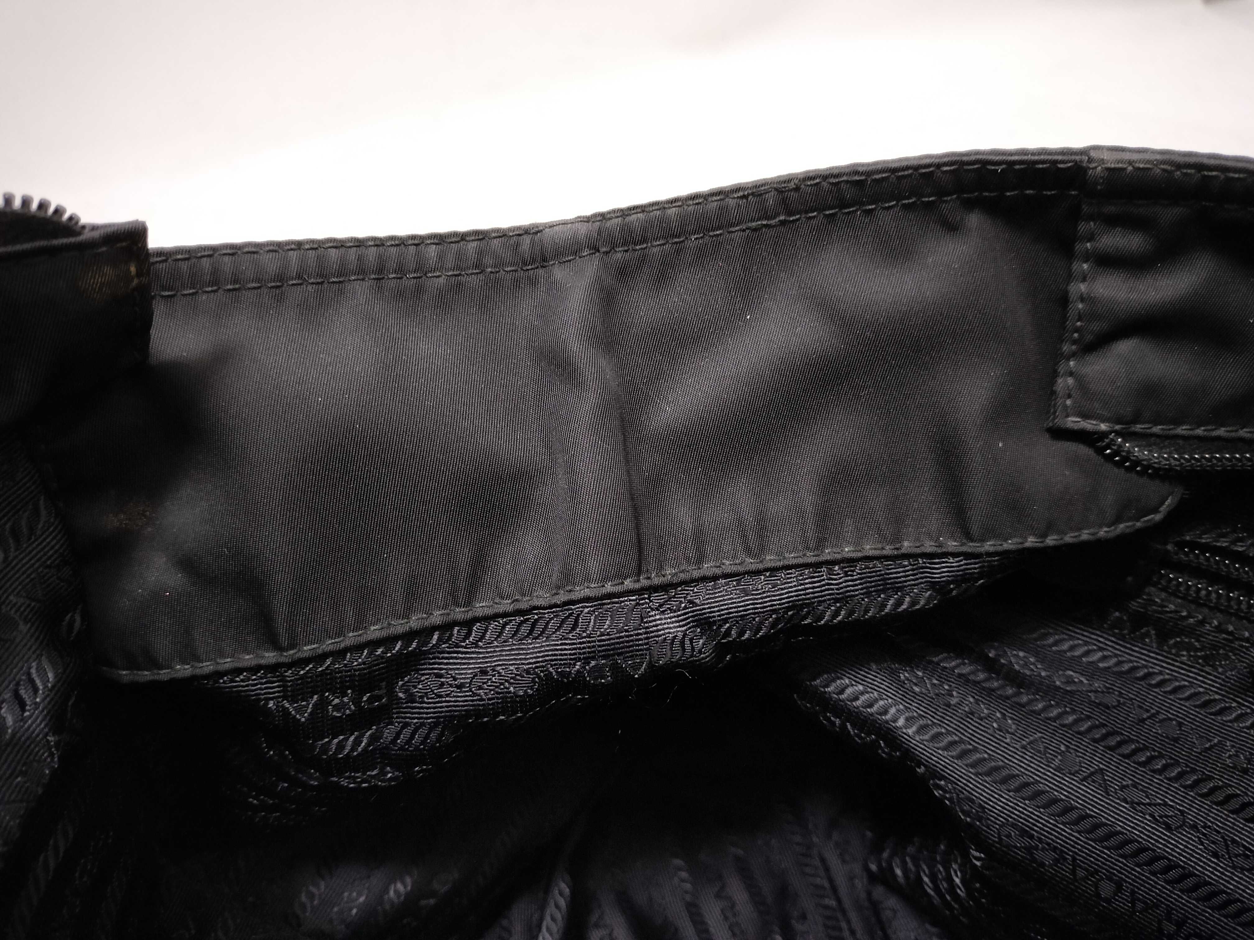 tote bag, nylon, black, lace tote bag — view 9