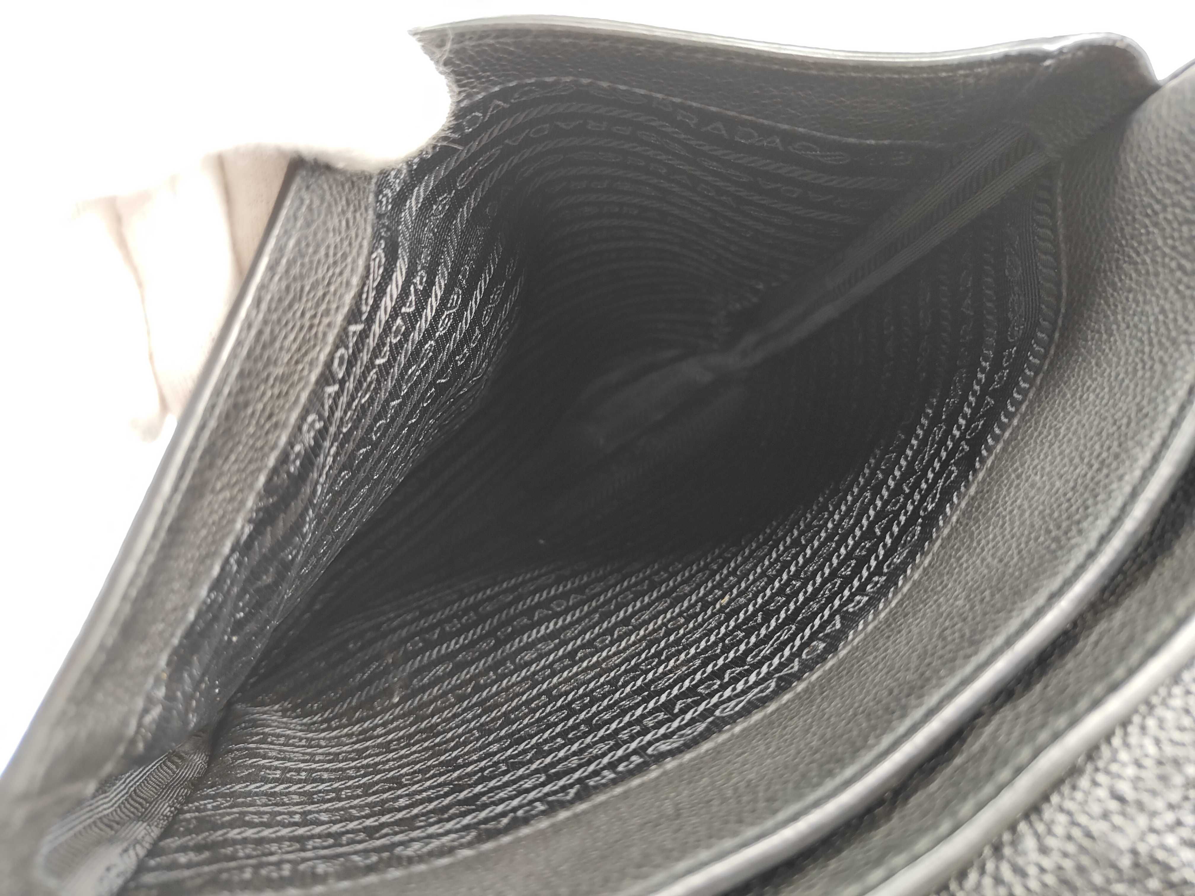 Shoulder Bag, Leather, Black — view 11