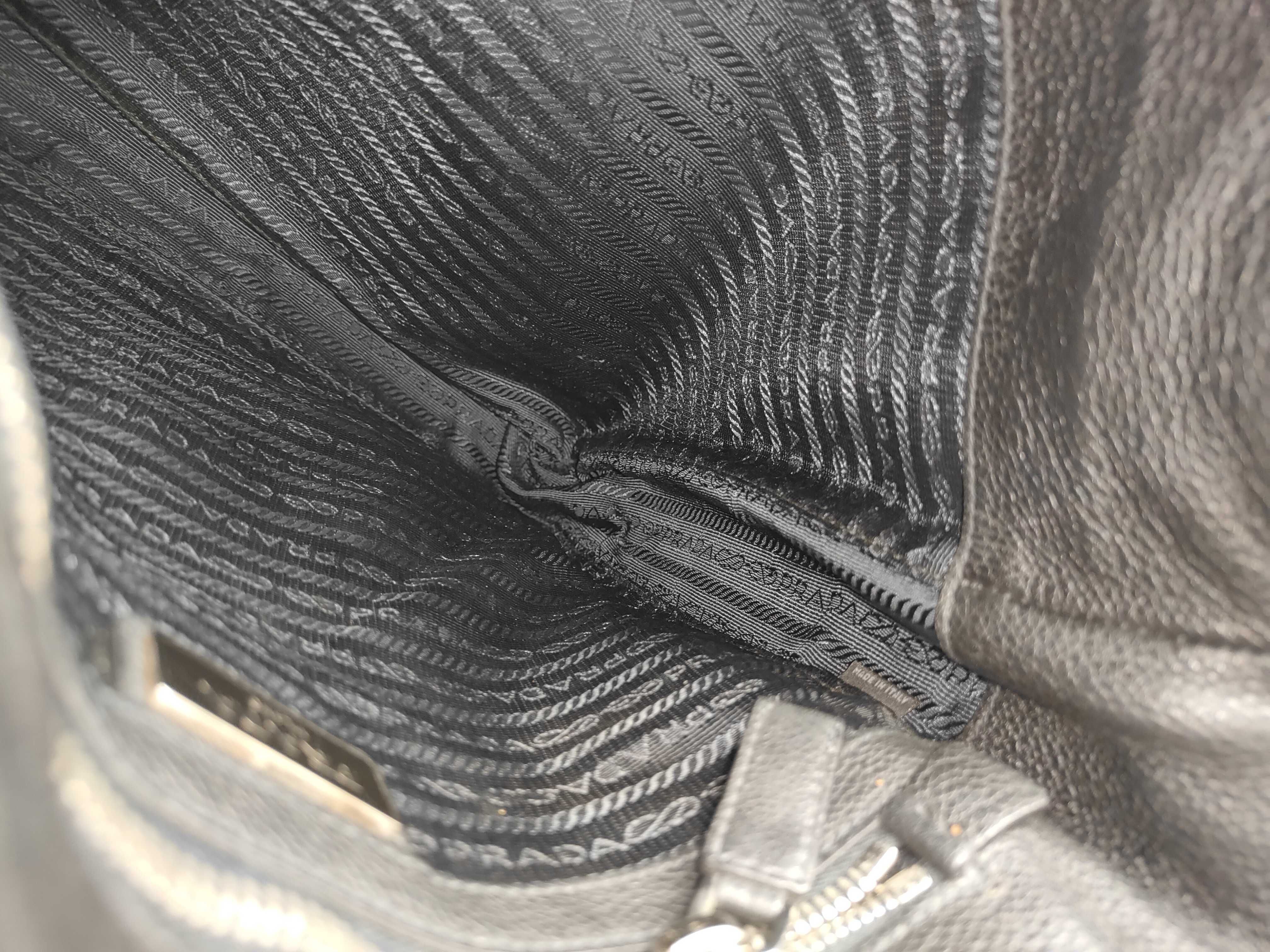 Shoulder Bag, Leather, Black — view 13