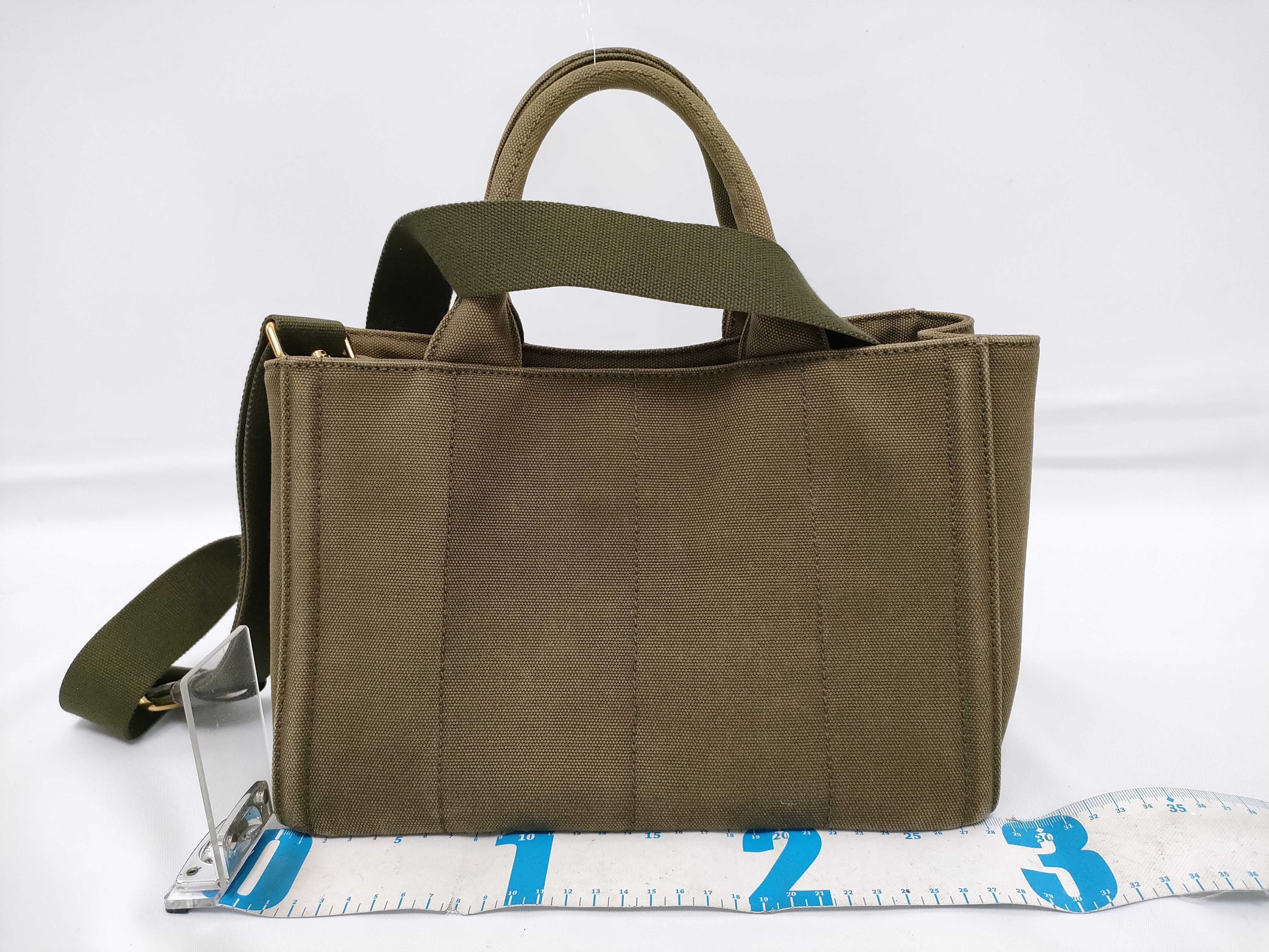 Bijou Canapa Canvas 2-Way Handbag B2439O Khaki Handbag — view 2