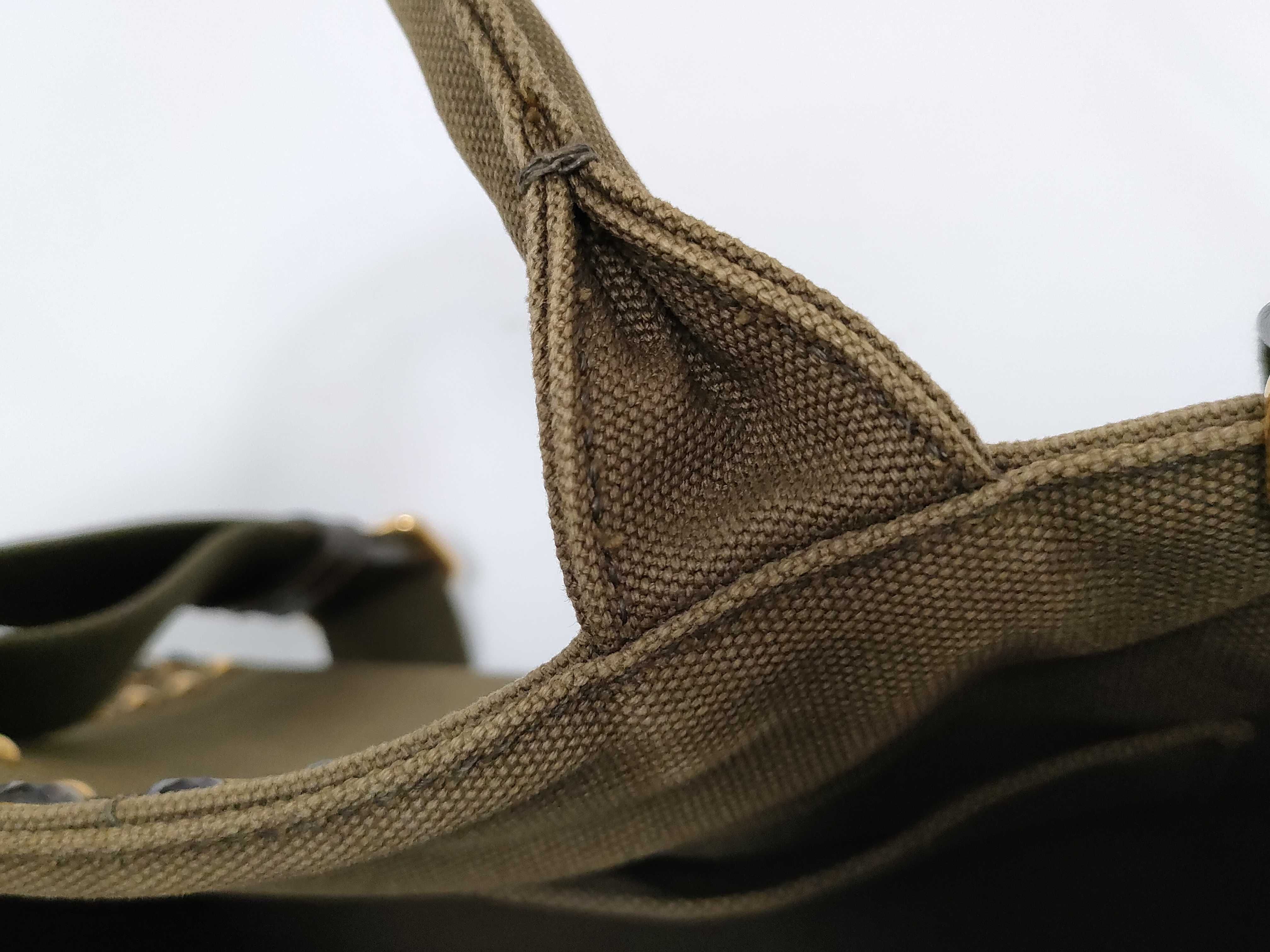 Bijou Canapa Canvas 2-Way Handbag B2439O Khaki Handbag — view 7