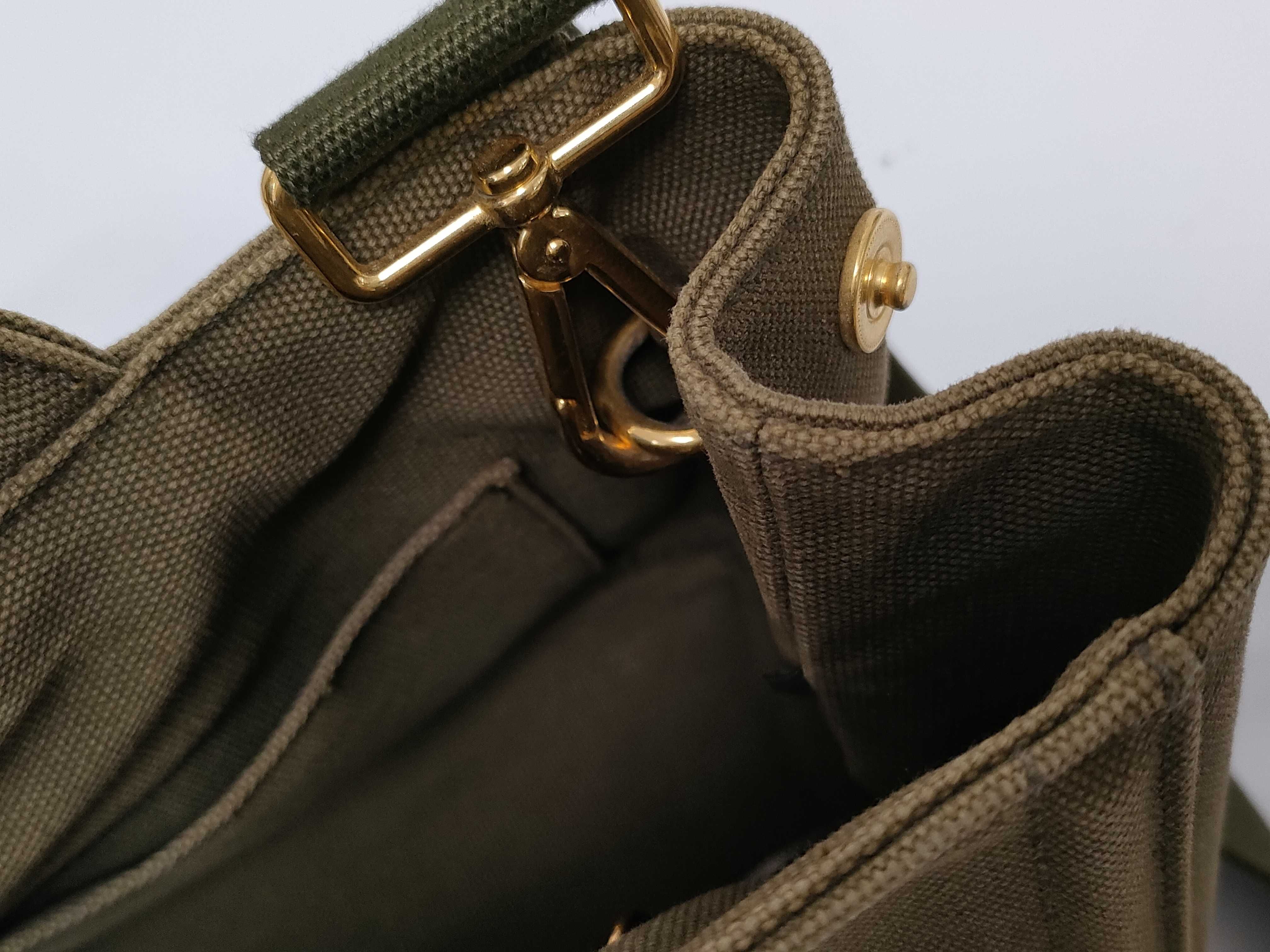 Bijou Canapa Canvas 2-Way Handbag B2439O Khaki Handbag — view 8