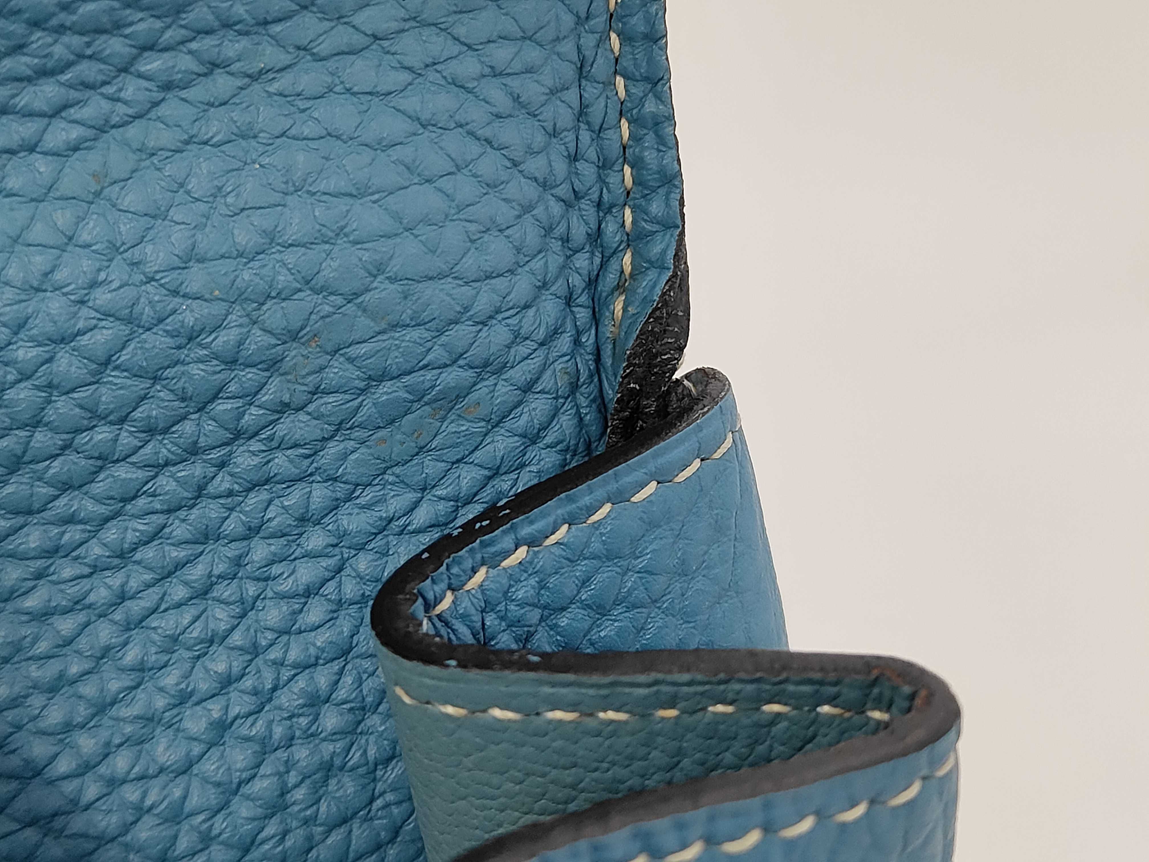 Kelly 35 Togo Blue Jean Silver Hardware N: 2010 Handbag — view 10